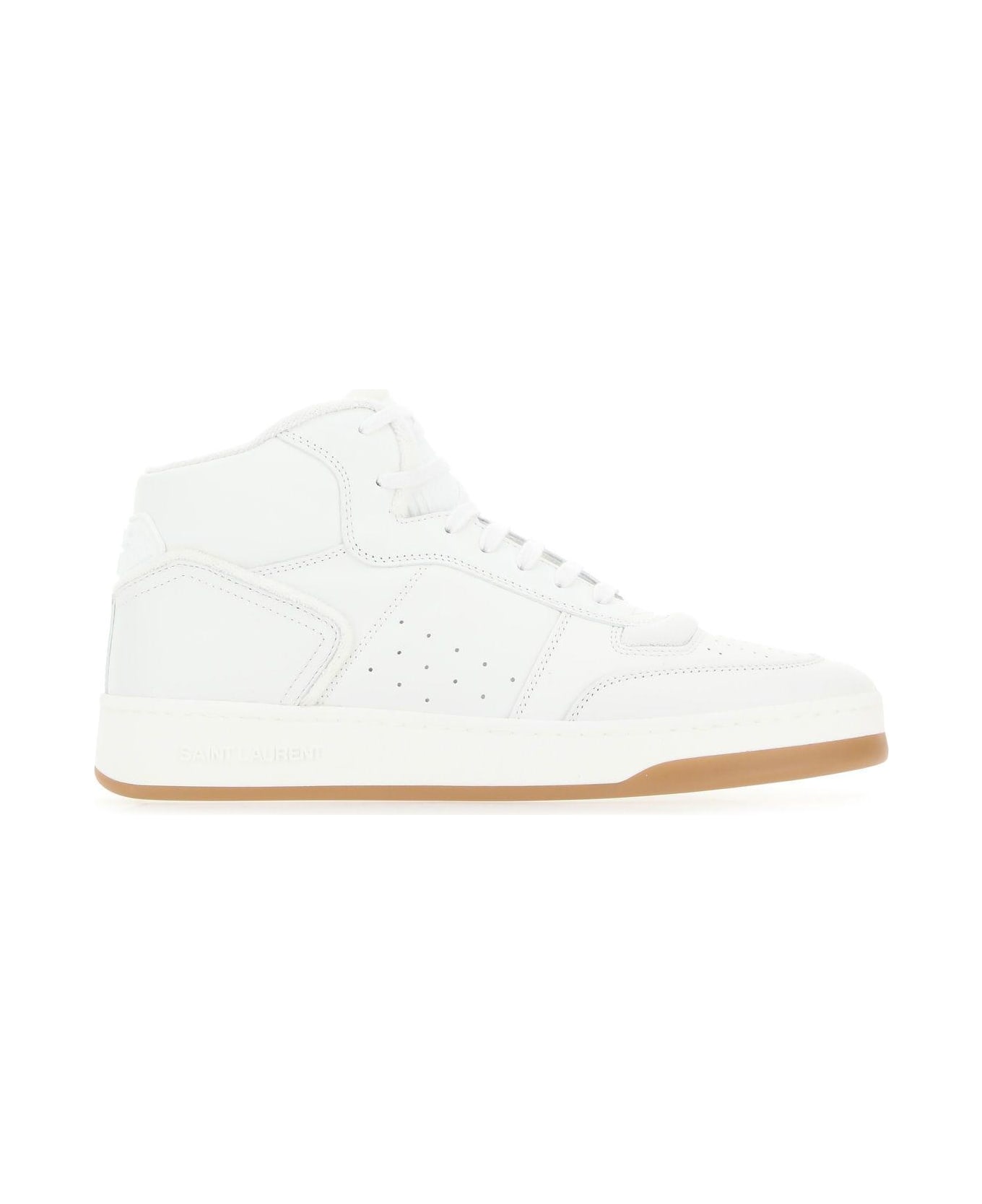 Saint Laurent Sl/80 Sneakers - White