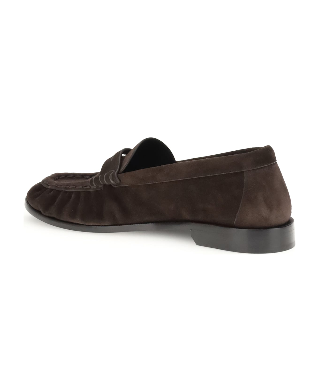 Saint Laurent Cassandre Loafers - BROWN