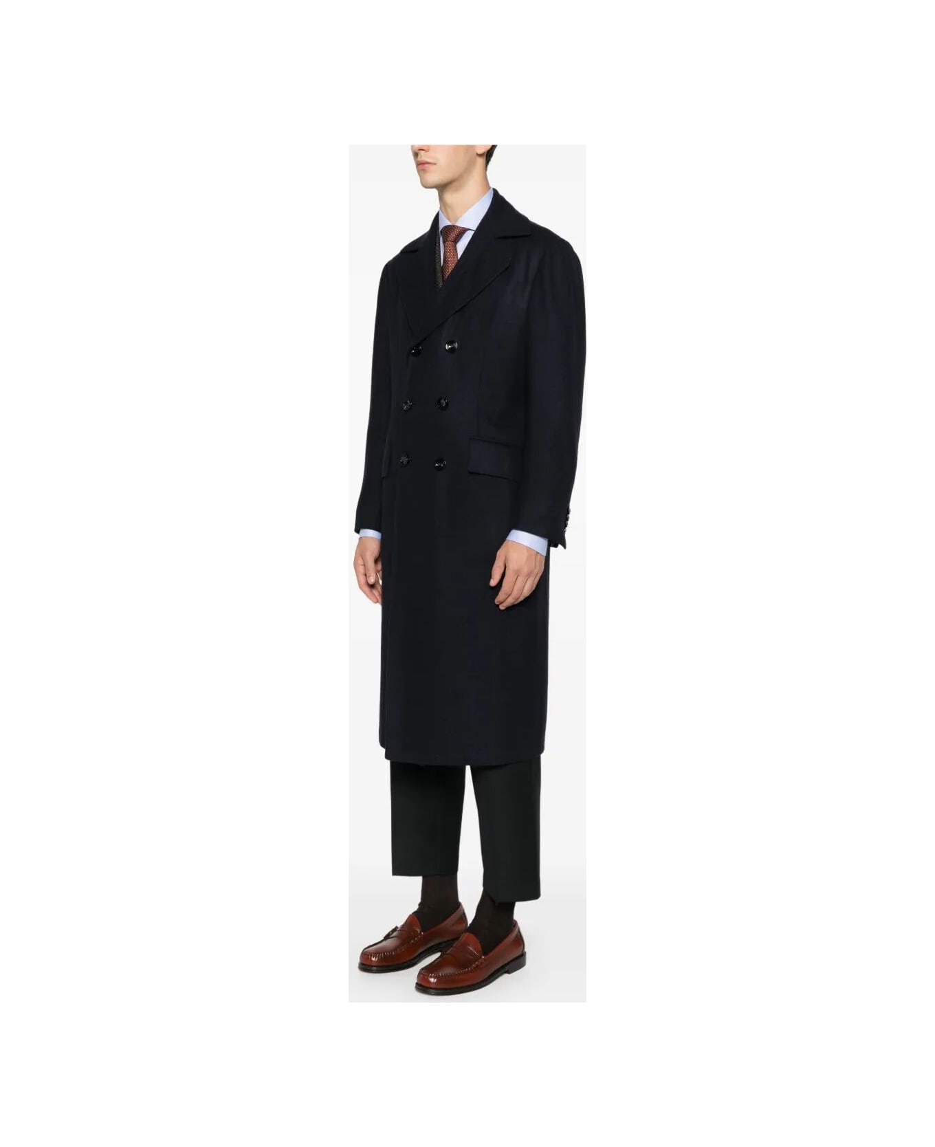 Kiton Coat - Blue