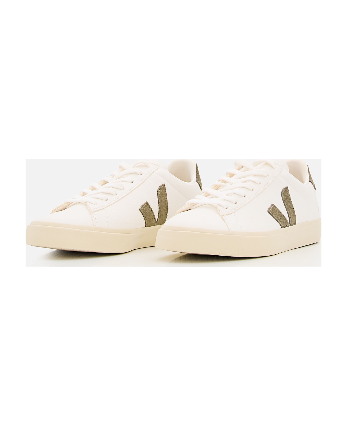 Veja Chrome-free Leather Campo Sneakers - White