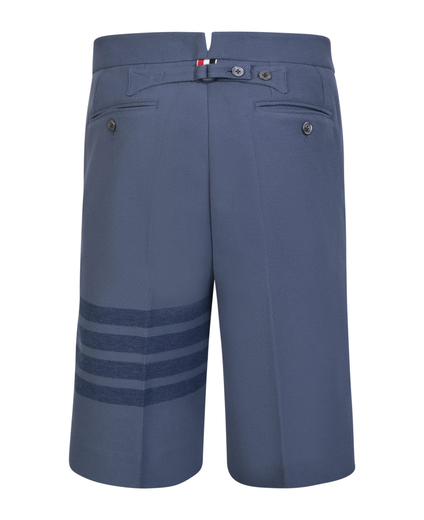 Thom Browne Twill Bermuda Shorts In Teal - Blue ショートパンツ