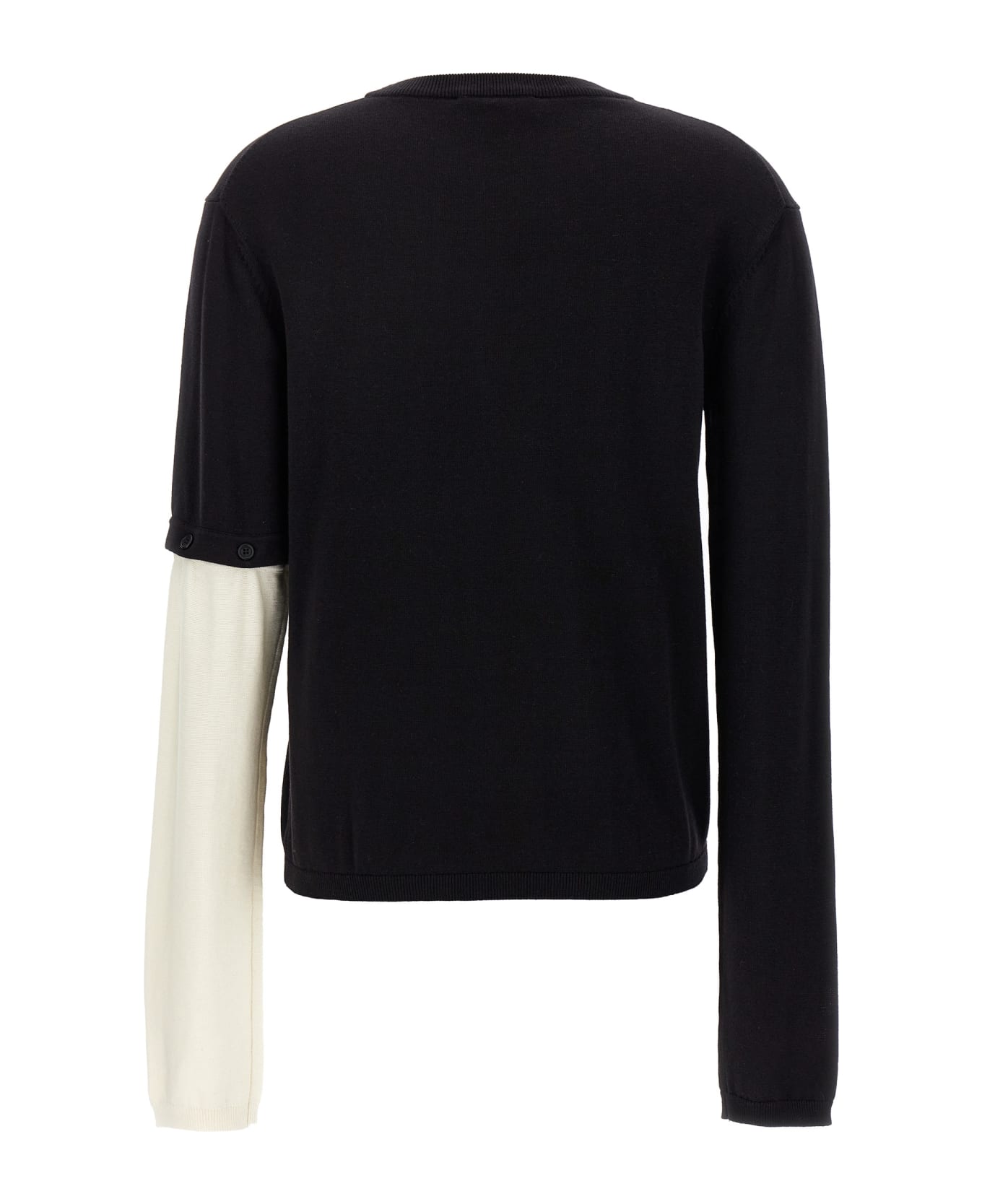 J.W. Anderson Removable Sleeve Sweater - White/Black