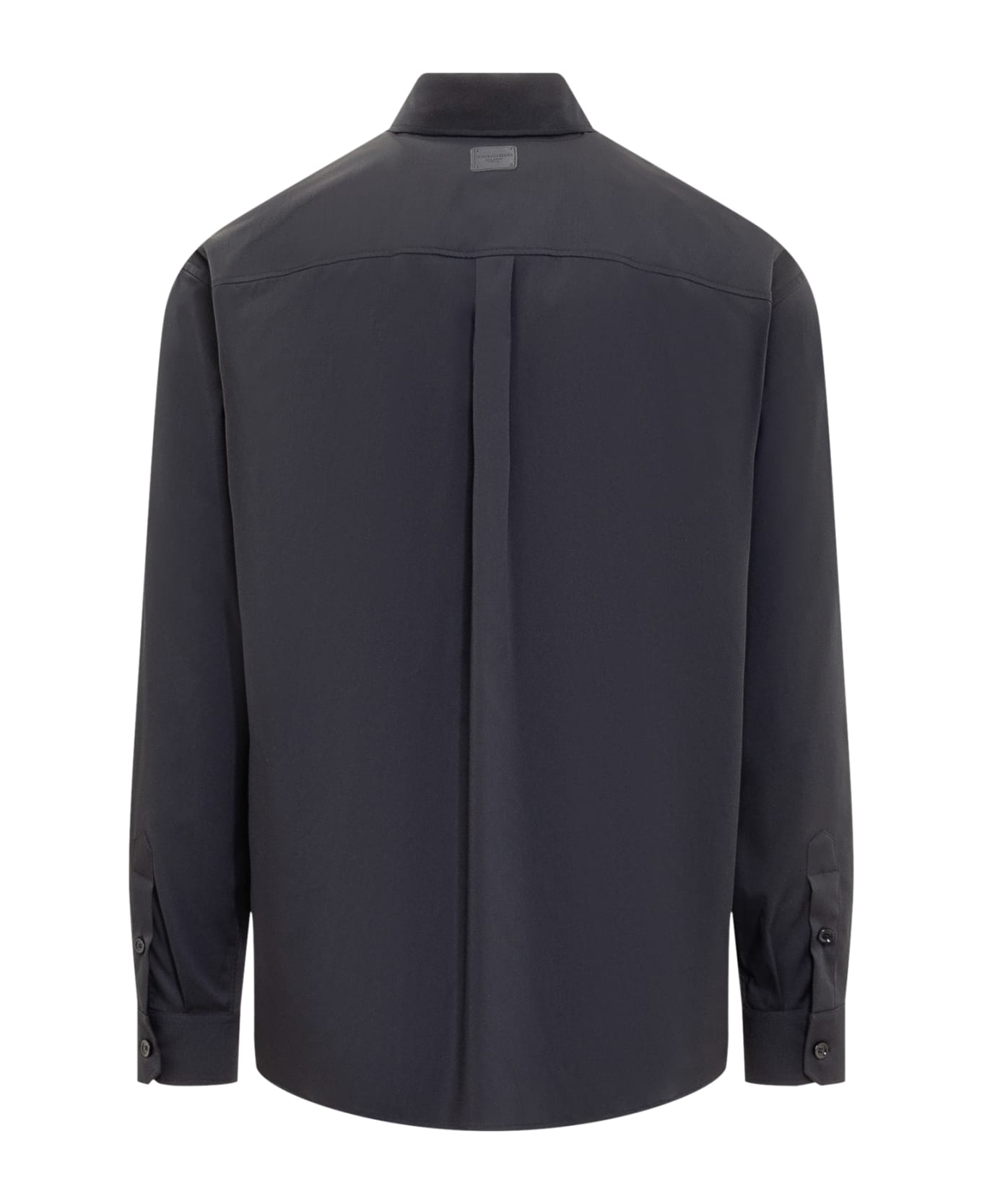 Dolce Wei & Gabbana Technical Fabric Shirt - BLU SCURISSIMO 5