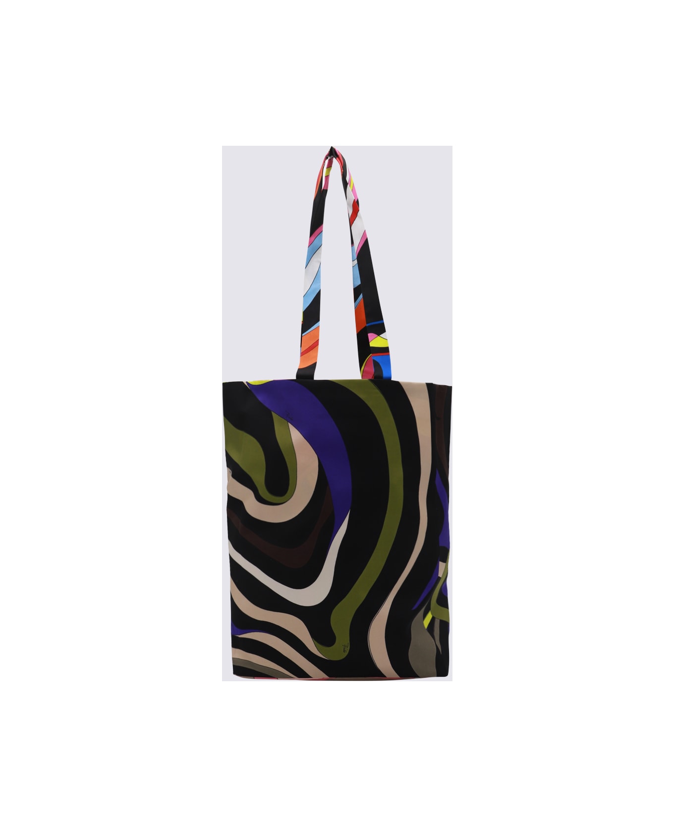 Pucci Multicolor Silk Tote Bag - MULTICOLOUR