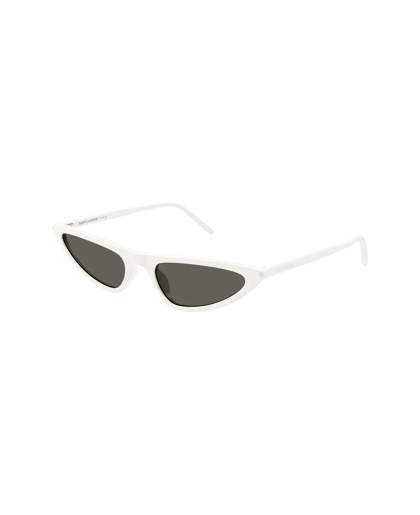 Saint Laurent Eyewear Sl 703 Brand Line Classic 003 White Sunglasses - Bianco