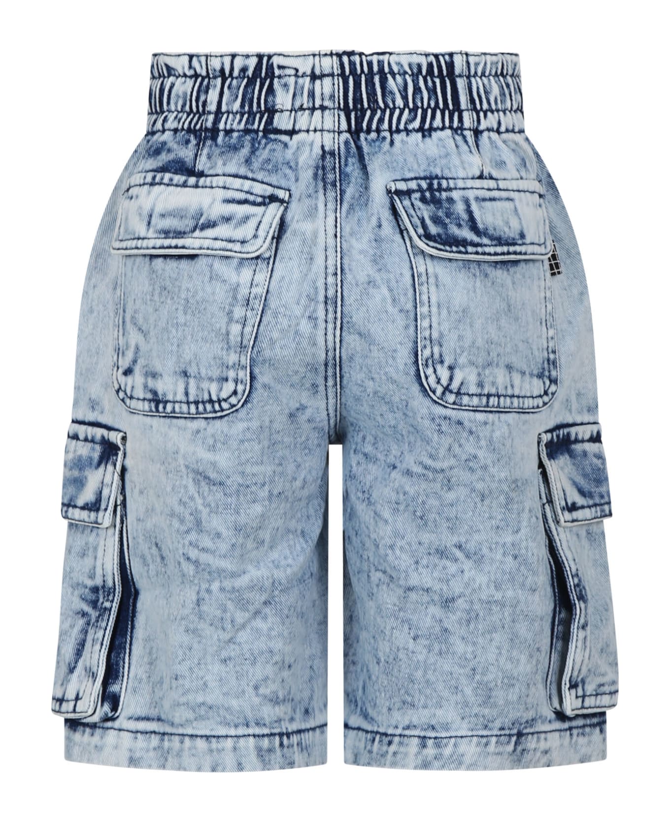 Molo Blue Shorts For Boy - Denim