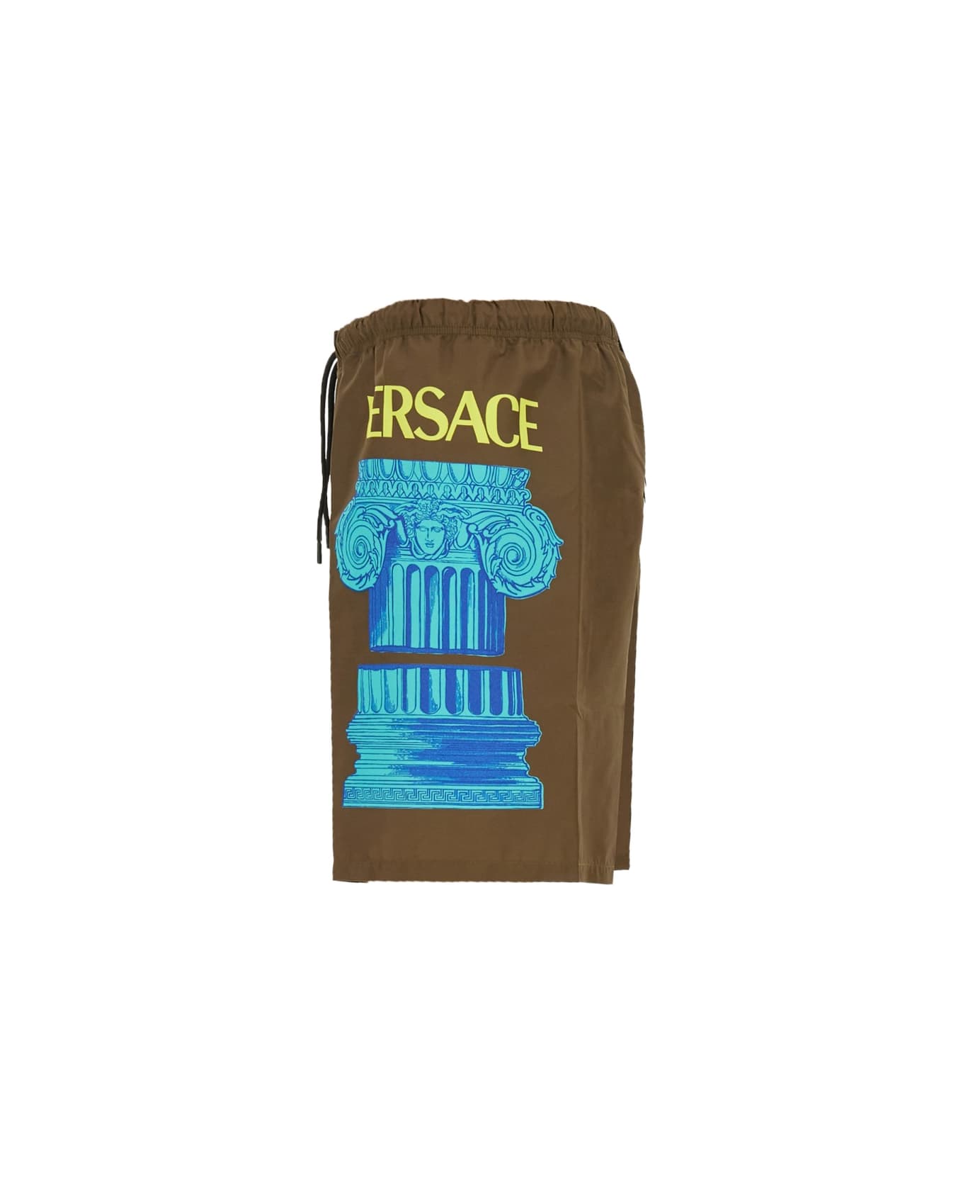 Versace Costume With Logo - BROWN 水着