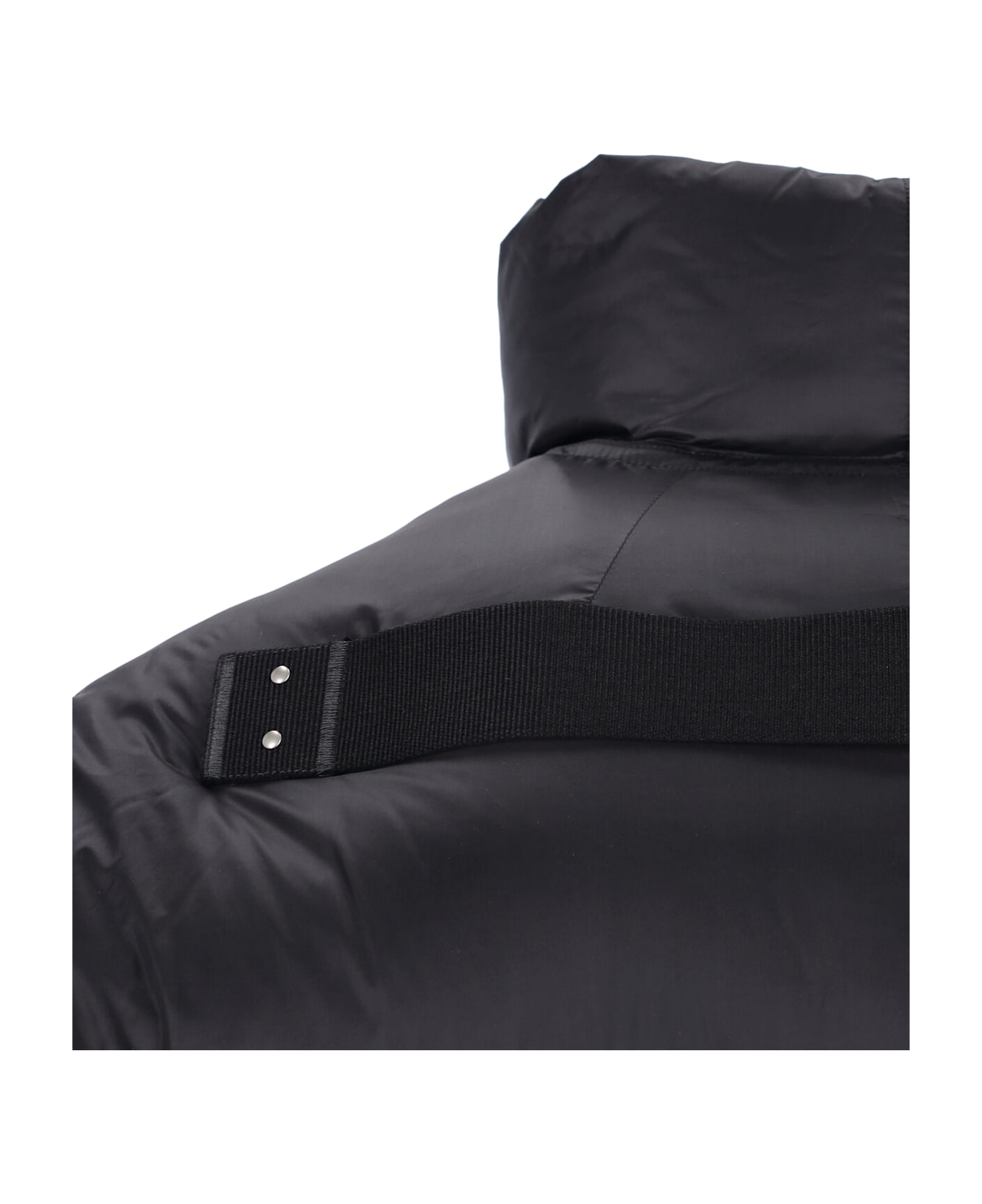 Rick Owens Long Down Jacket "turtle" - Black  