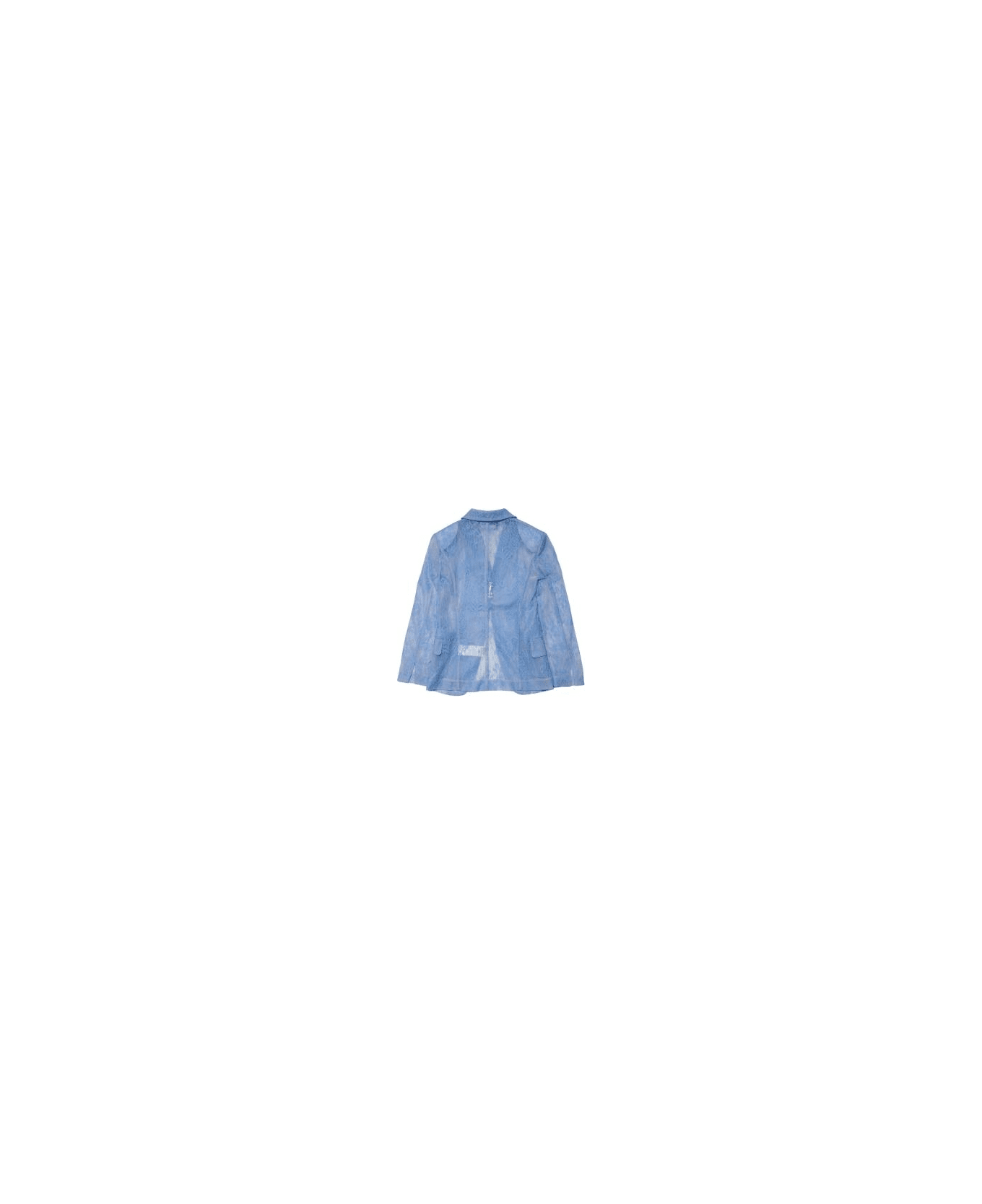 Dsquared2 Blazer Con Ricamo - Light blue コート＆ジャケット