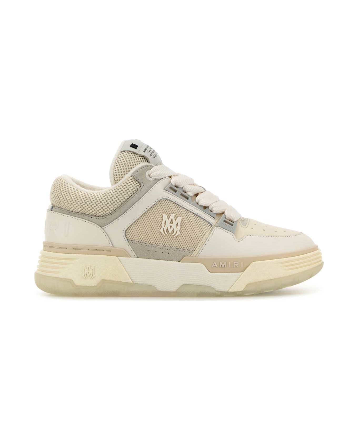 Multicolor Leather And Fabric Ma-1 Sneakers