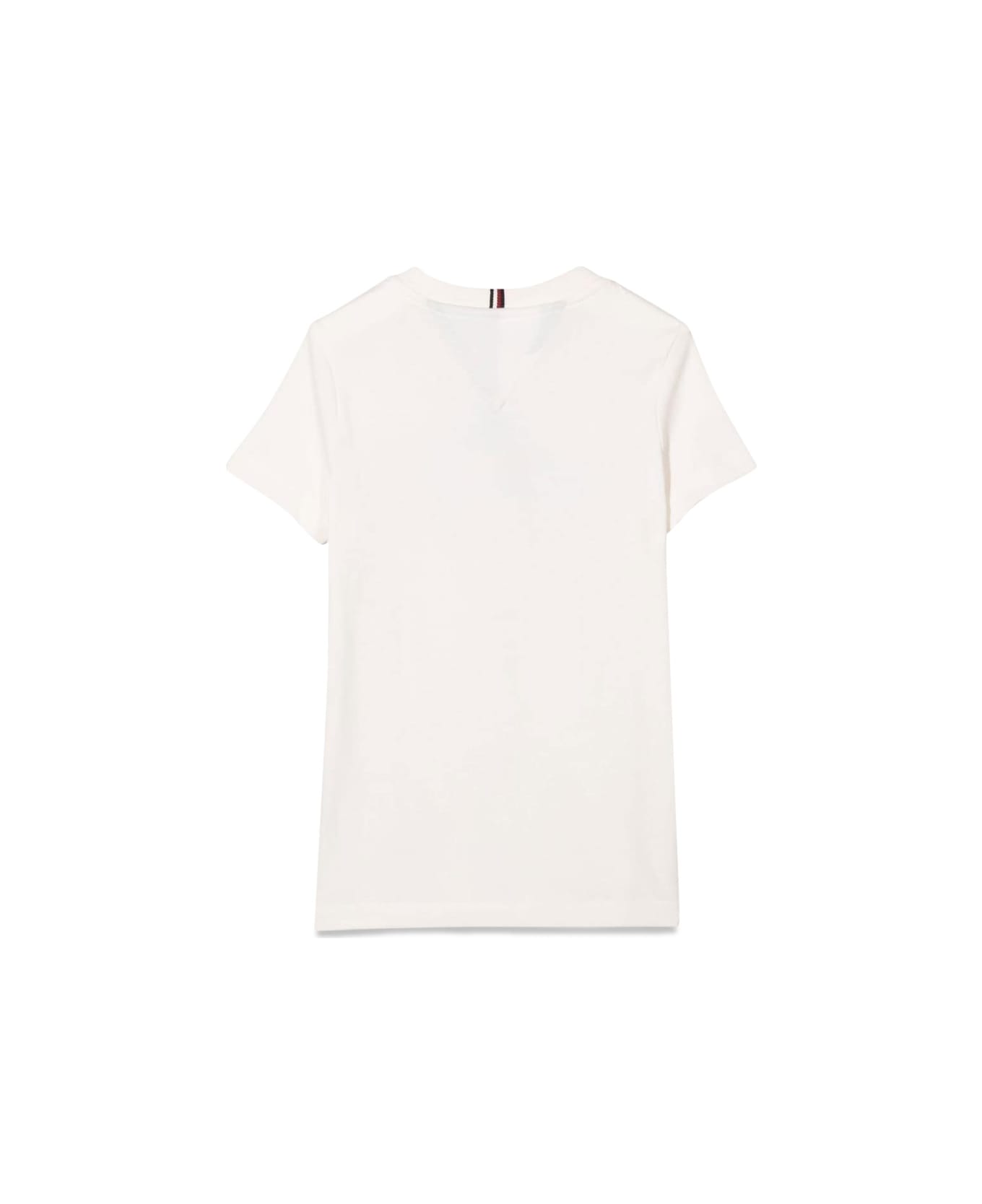 Tommy Hilfiger M/c Varsity T-shirt - WHITE Tシャツ＆ポロシャツ
