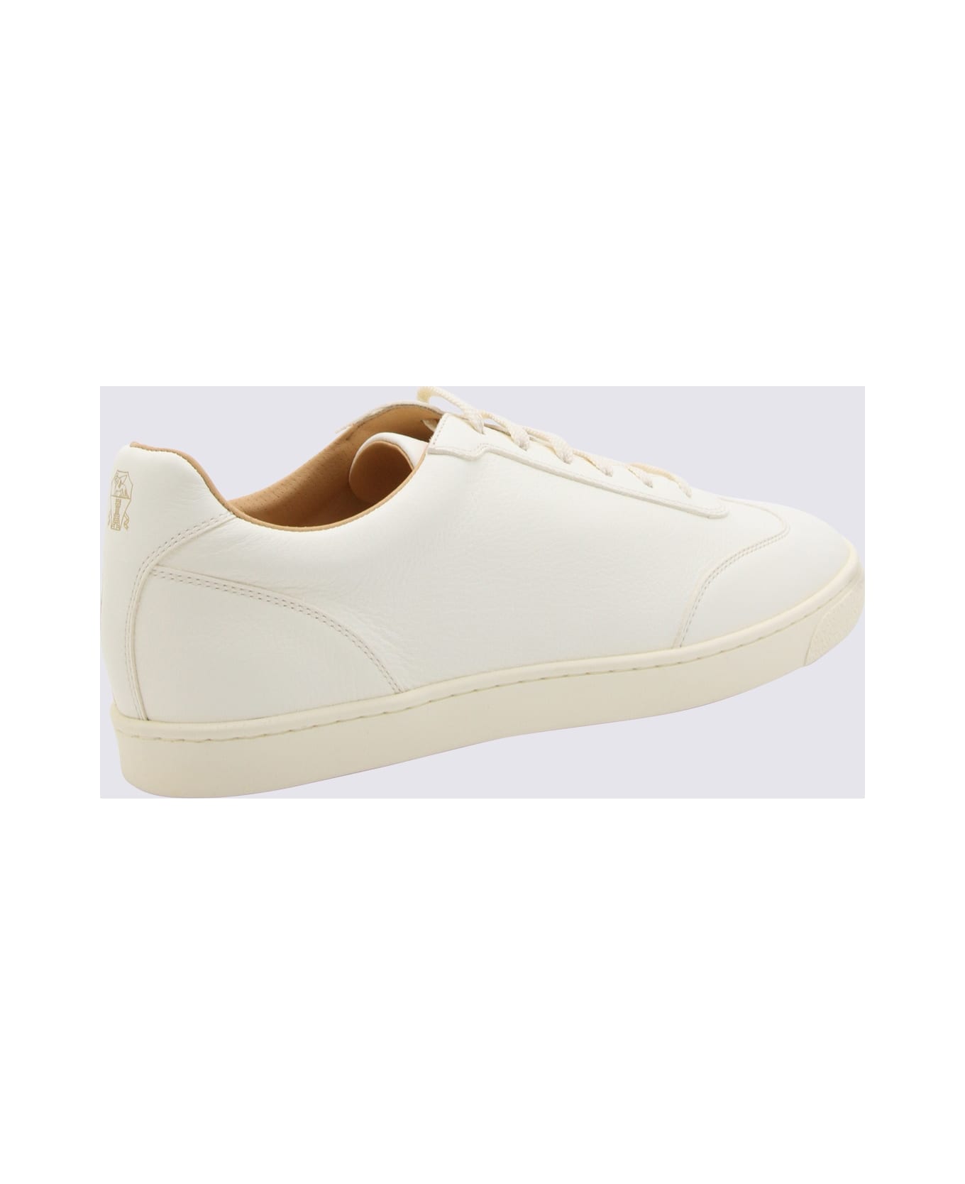 Brunello Cucinelli White Leather Sneakers