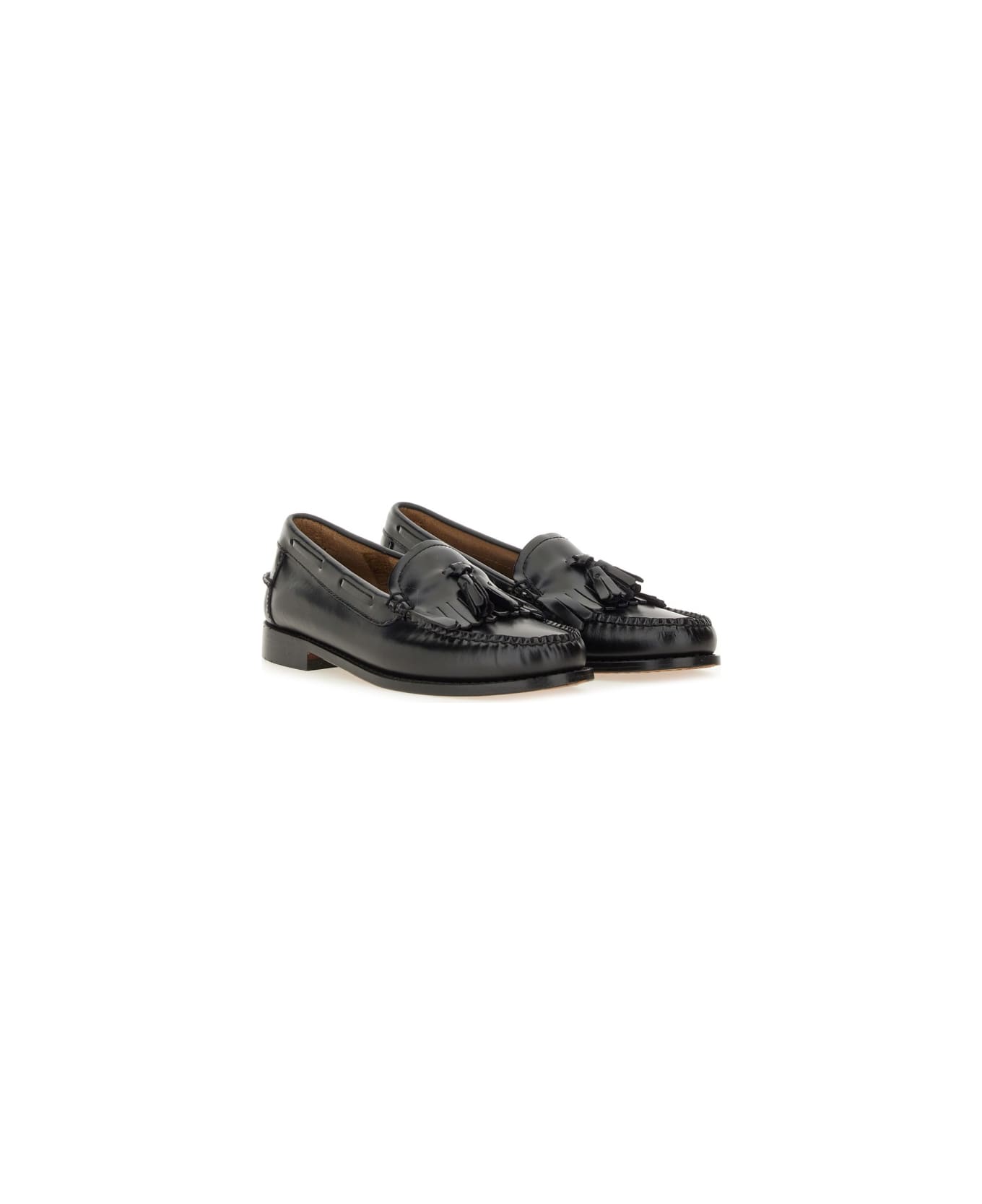 G.H.Bass & Co. Moccasin "weejuns Esther Kiltie" - BLACK