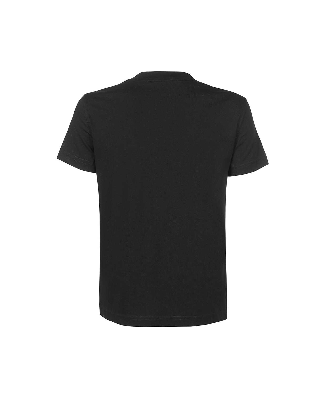Versace Jeans Couture Logo Cotton T-shirt - black