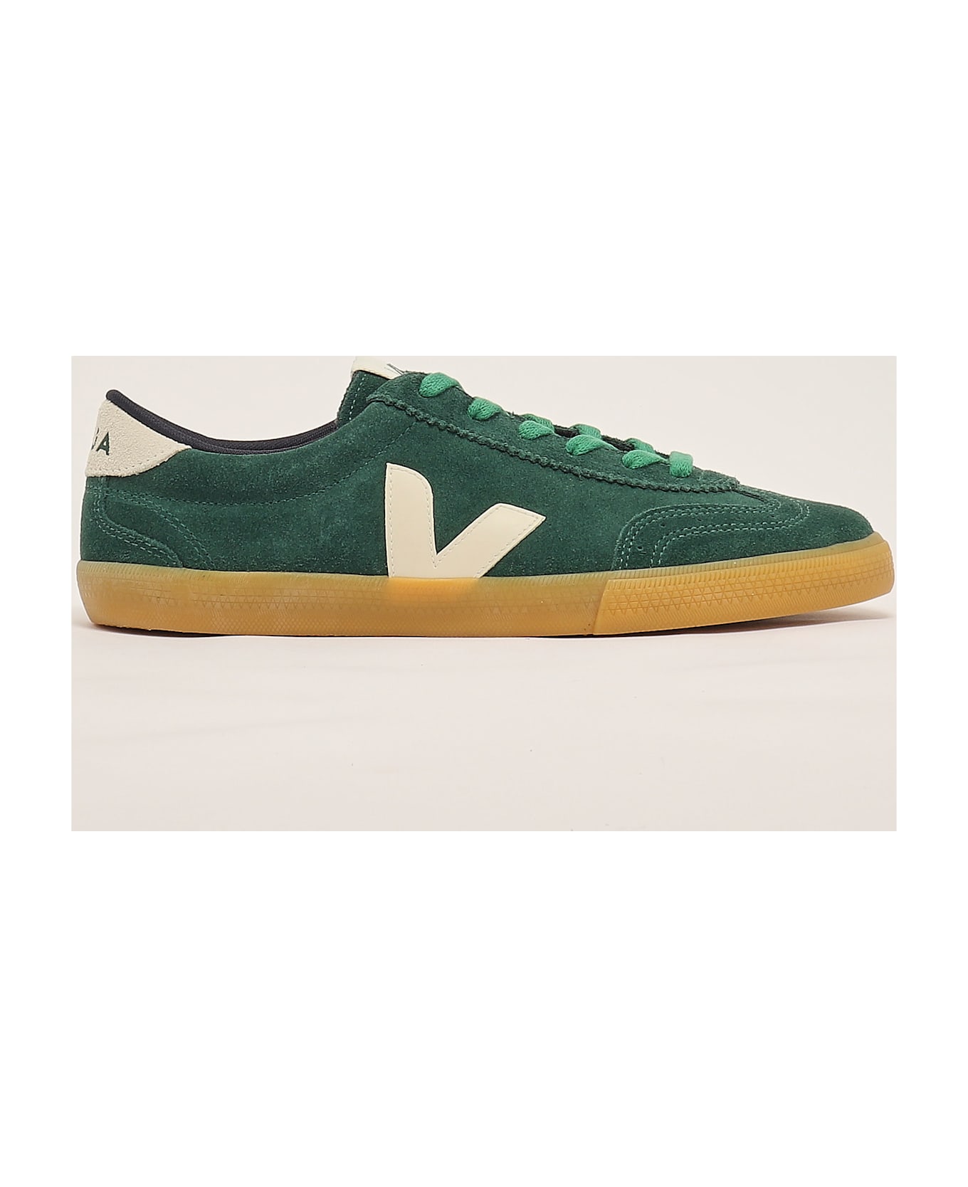 Veja Volley Suede Poker Pierre Sneaker - VERDE BRILLANTE