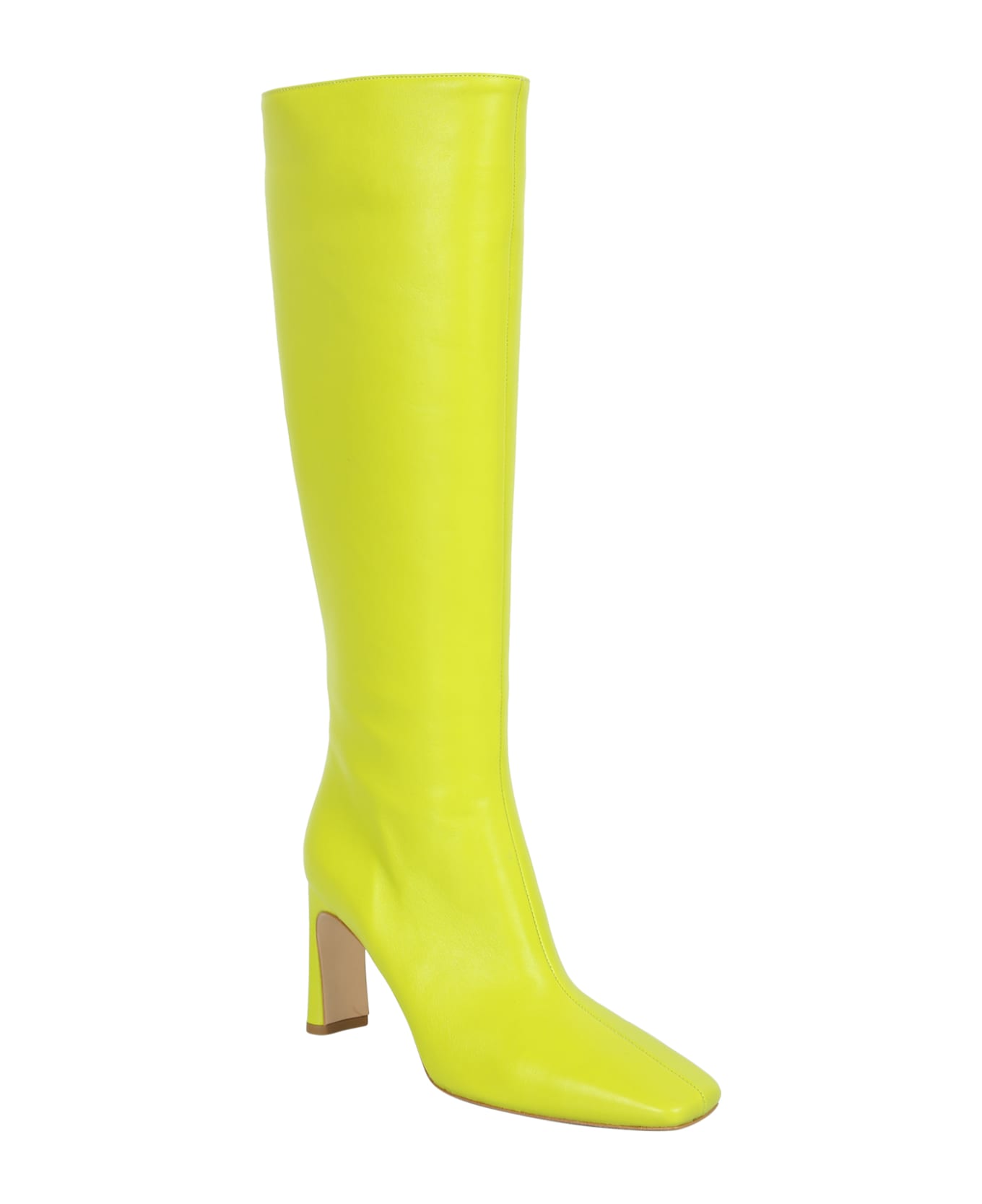 Leonie Hanne High-heel Micro-glitter Boots - Green ブーツ