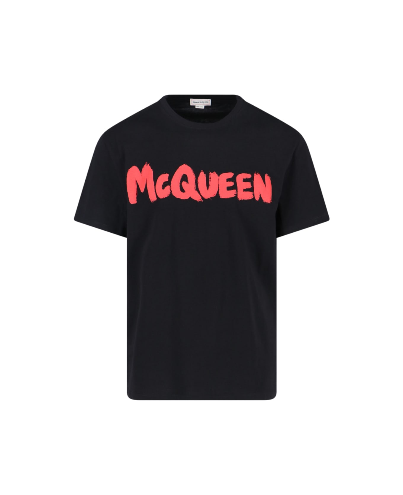 Alexander McQueen 'graffiti' T-shirt - Black  