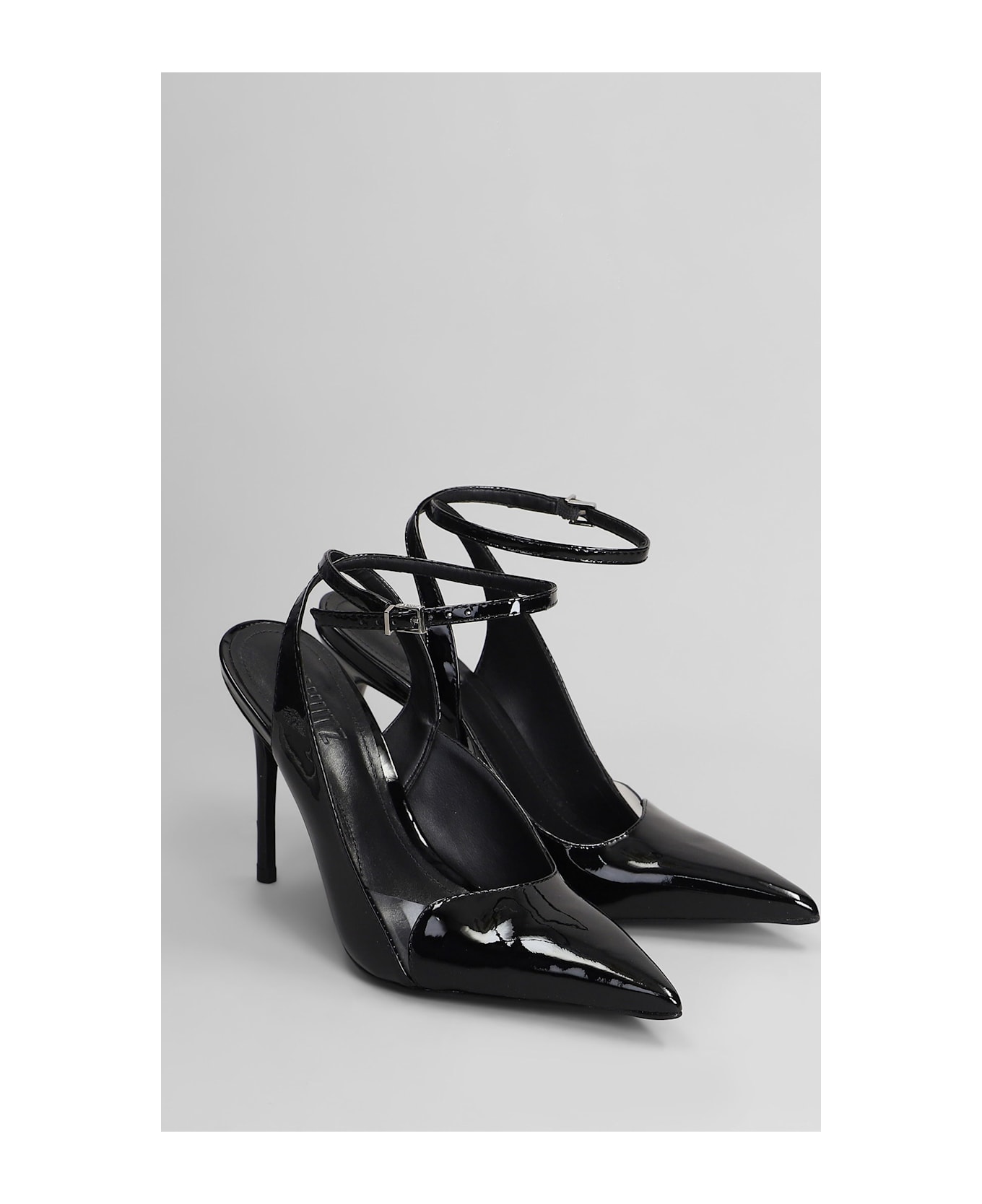 Schutz Pumps In Black Patent Leather - black
