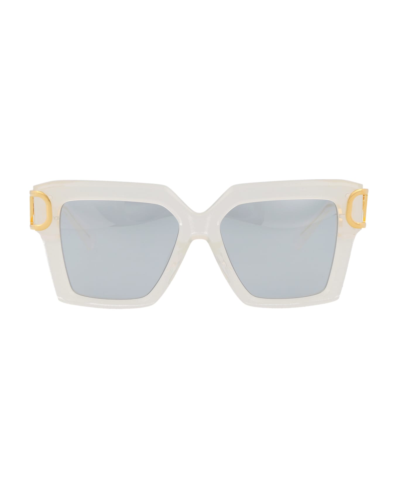 Valentino Eyewear V - Uno Sunglasses - 107C WHT - GLD