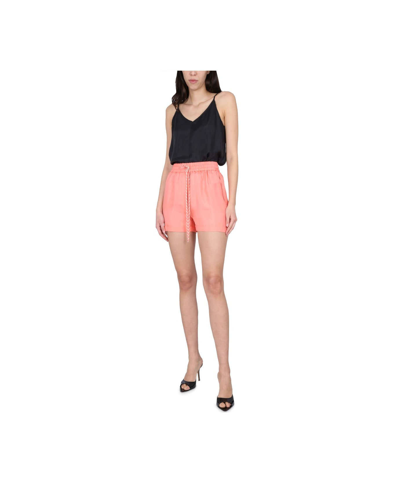 Alysi Twill Shorts - RED