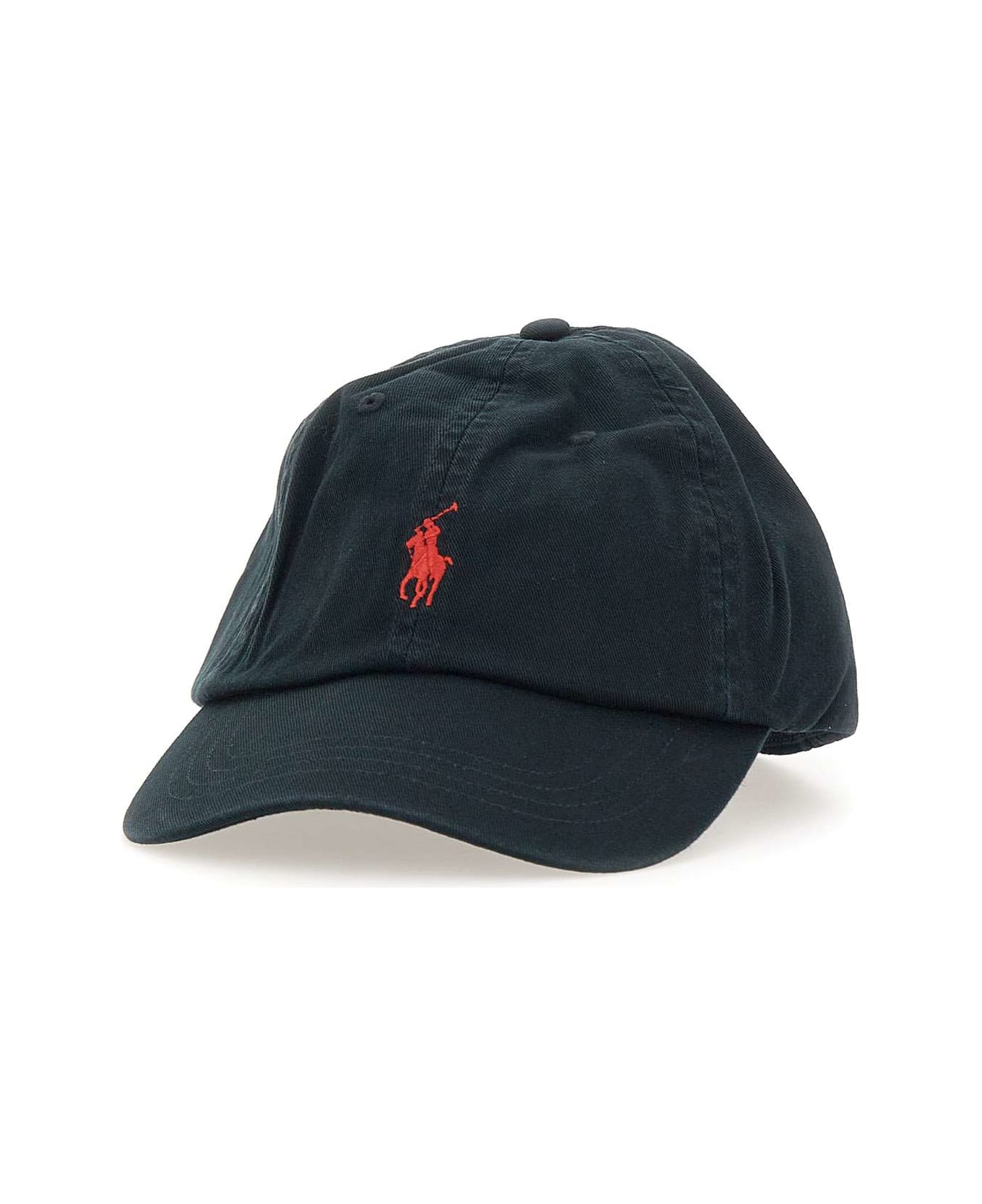 Polo Ralph Lauren "core Replen" Cotton Baseball Hat - BLACK 帽子