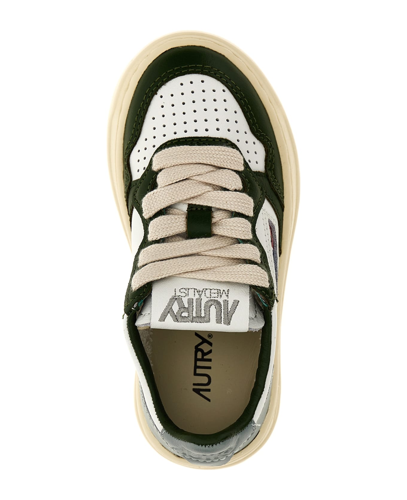 Autry Leather Sneakers - Mil Grey