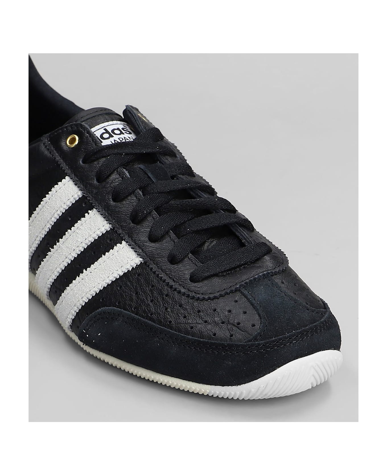 Adidas Japan Sneakers In Black Leather - black