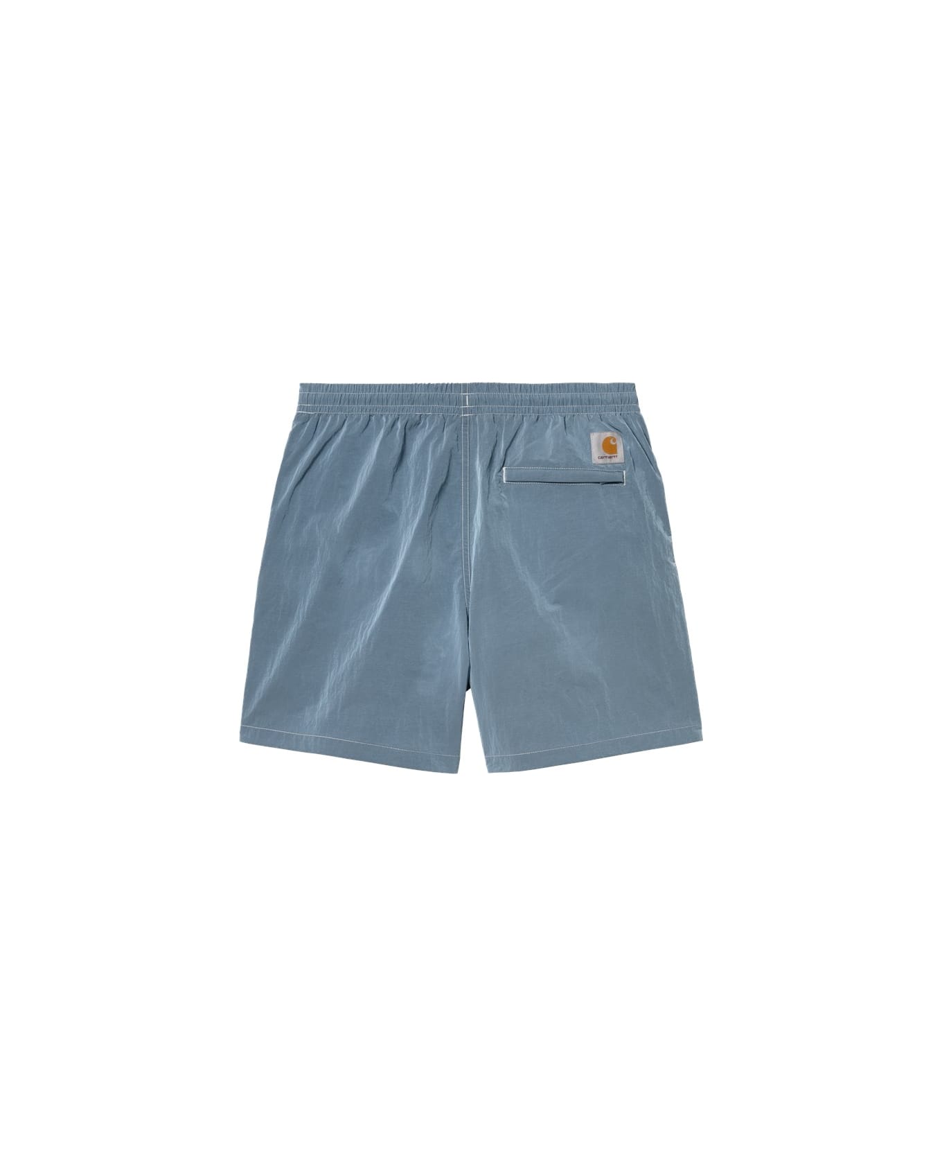 Carhartt Canby Swim Trunks - Clay Blue/white