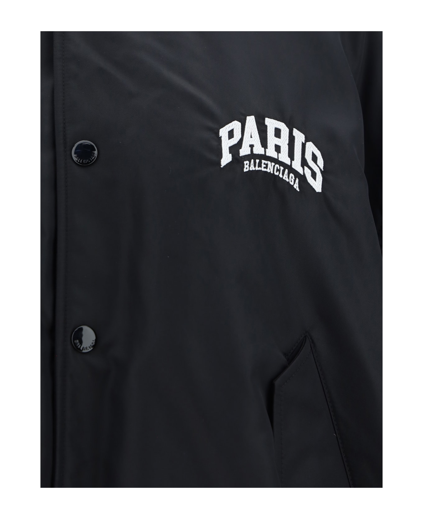 Balenciaga Paris Varsity Jacket - Black コート＆ジャケット