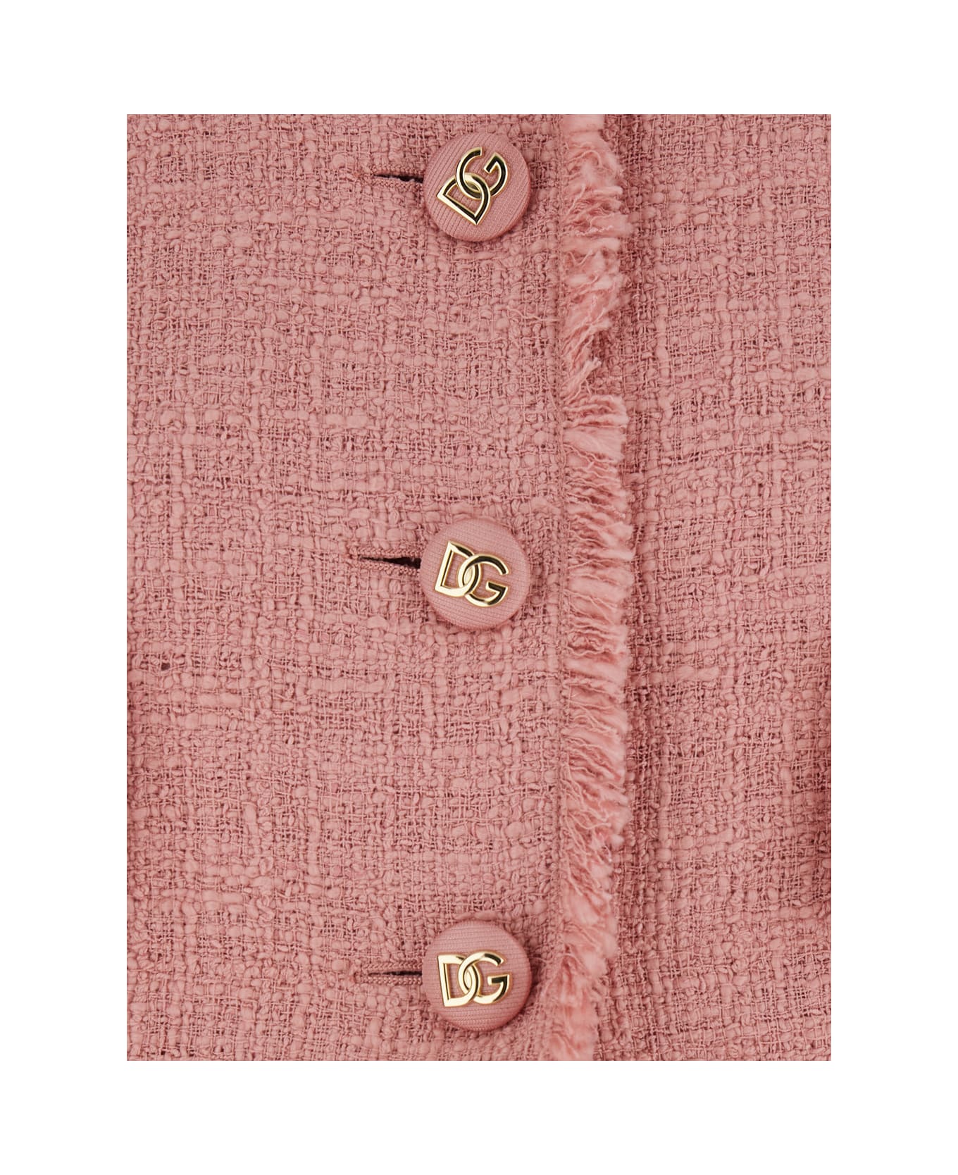 Dolce 
Gabbana Pink Crop Jacket - Pink
