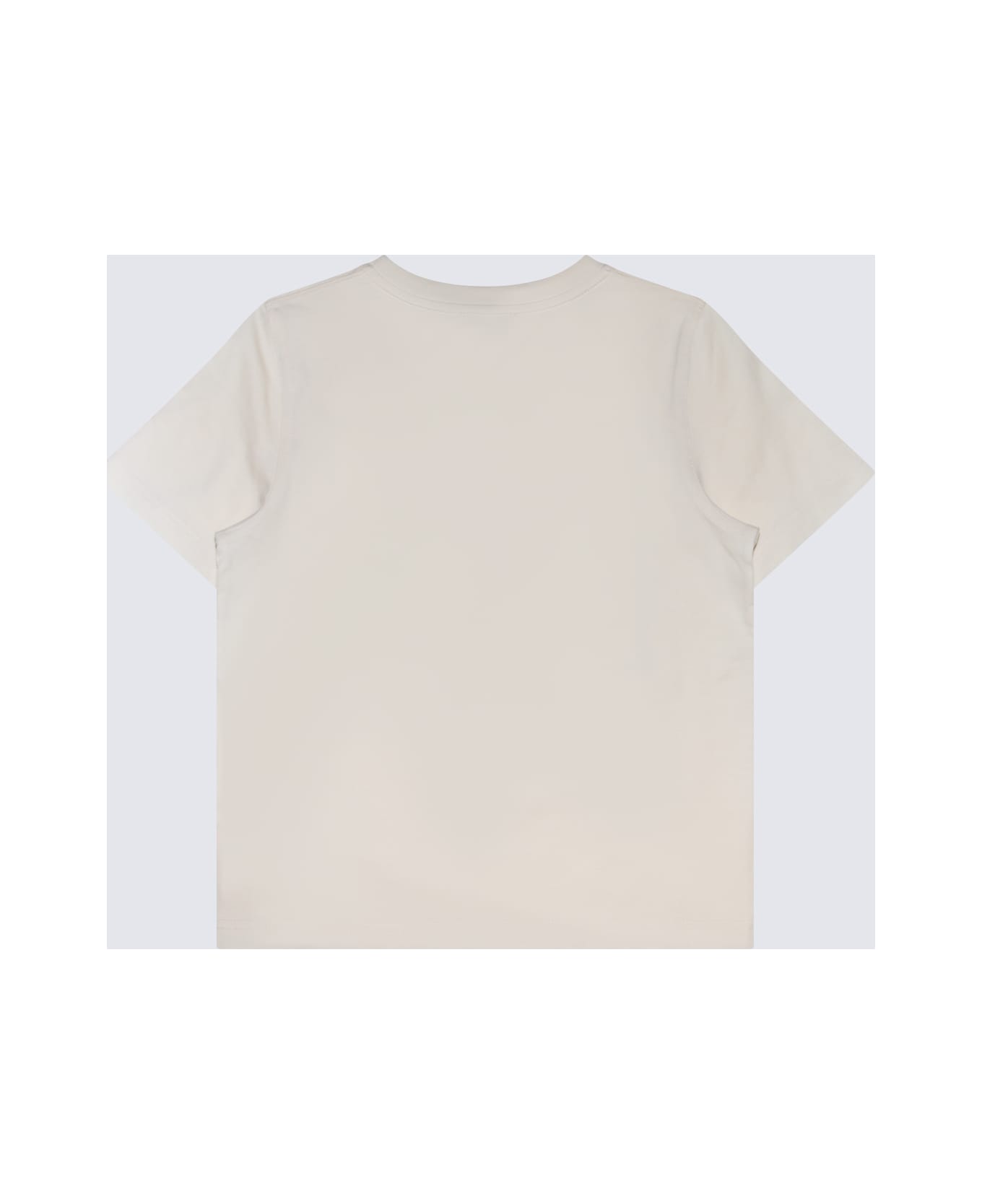 Burberry Cream Cotton T-shirt - PALE CREAM