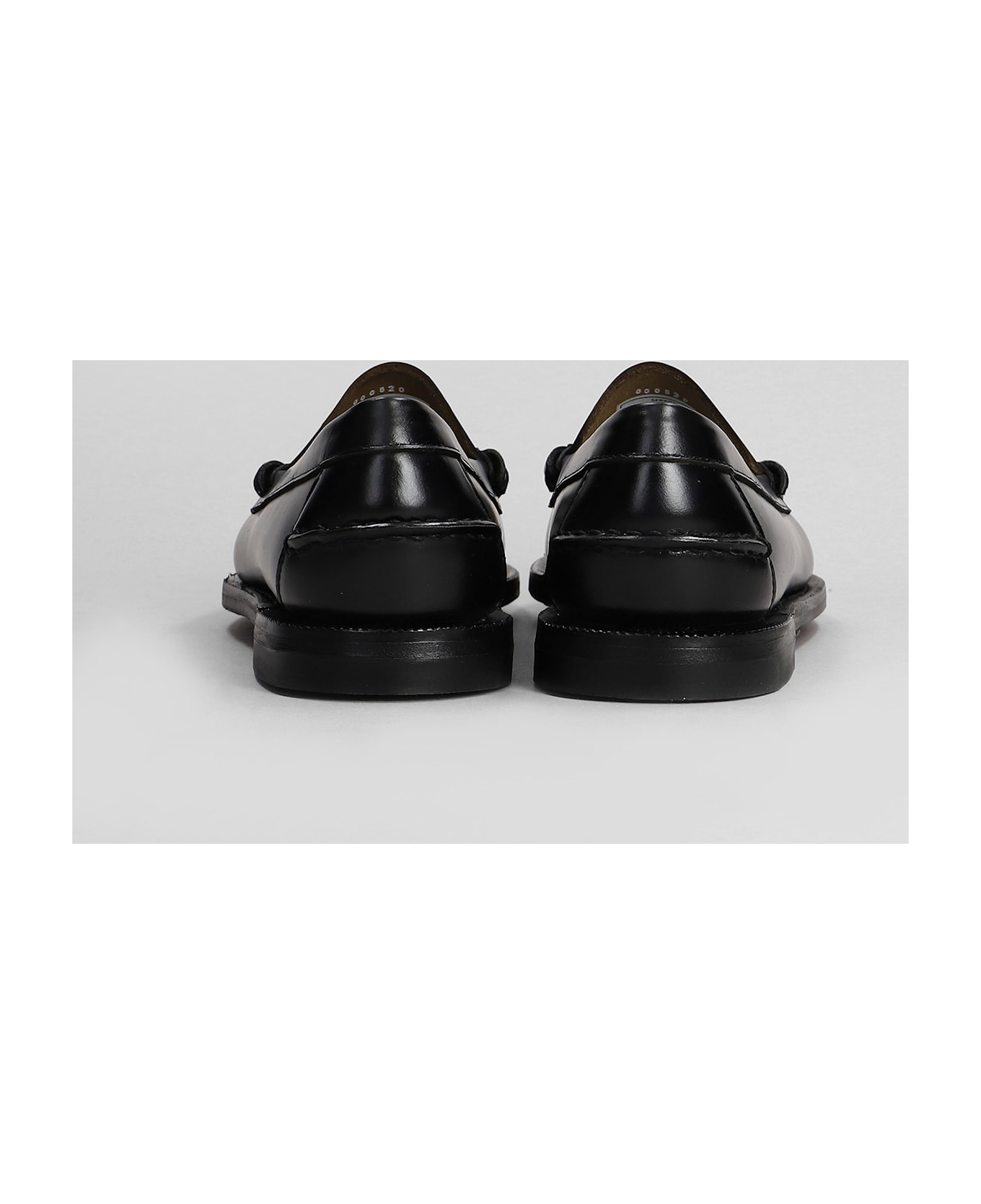Sebago Classic Dan Loafers In Black Leather - BLACK