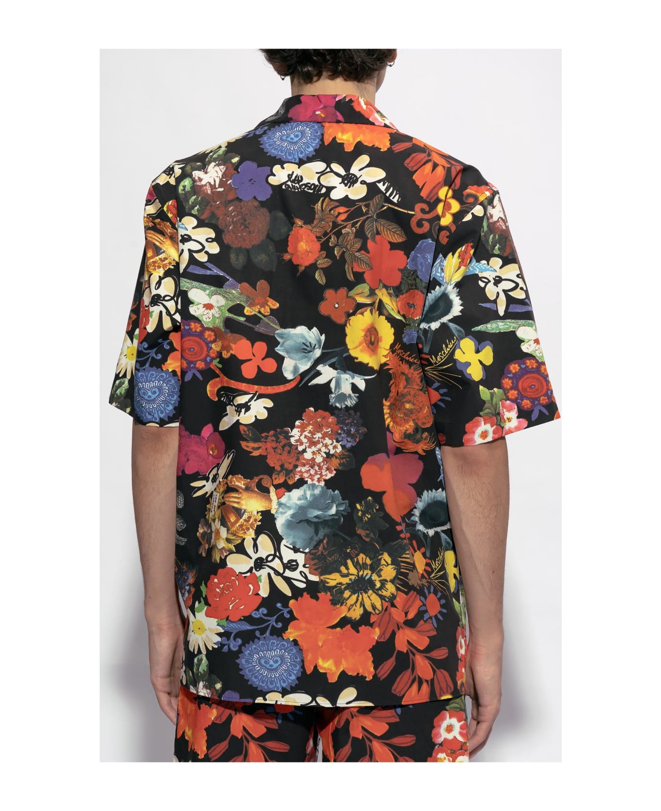 Moschino Floral Shirt - BLACK/RED