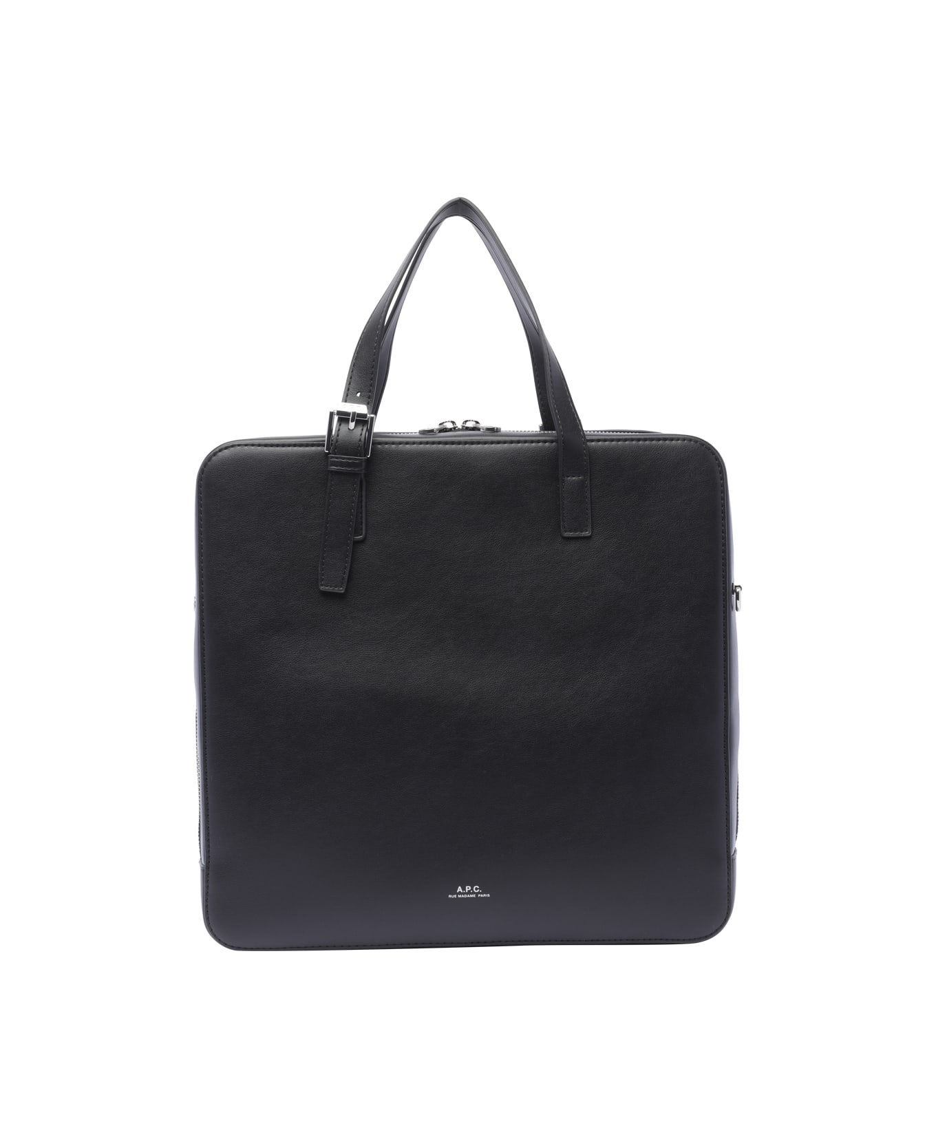 A.P.C. Nino Zip-up Handbag - Black トラベルバッグ