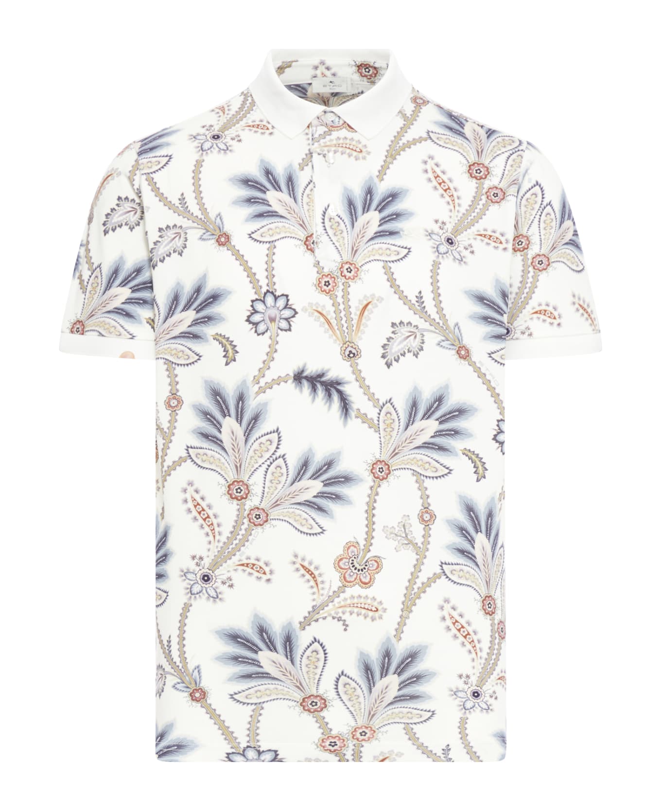 Etro Botanical-print Polo - Multicolour