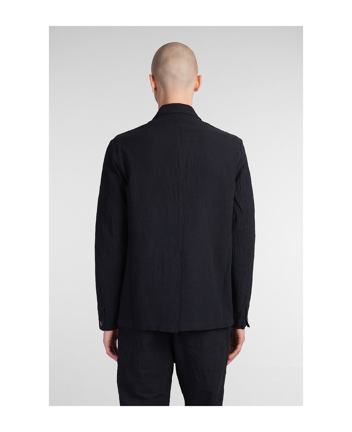 Barena Refada Blazer In Blue Cotton - Blue