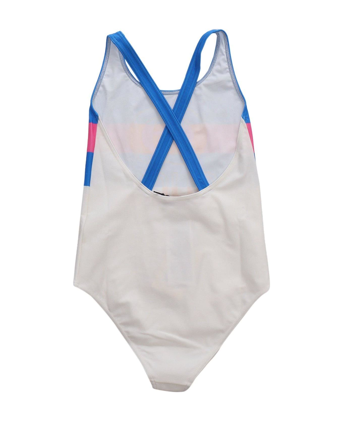 Gucci Logo Printed Sleeveless Swimsuit - Sunkissed Blue