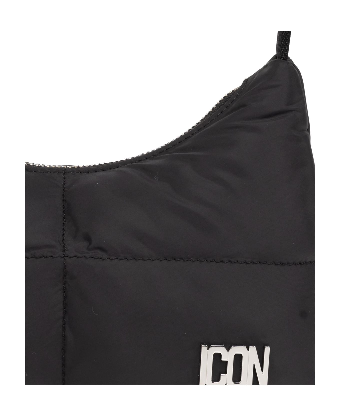 Dsquared2 Shoulder Bag With Logo - BLACK トートバッグ