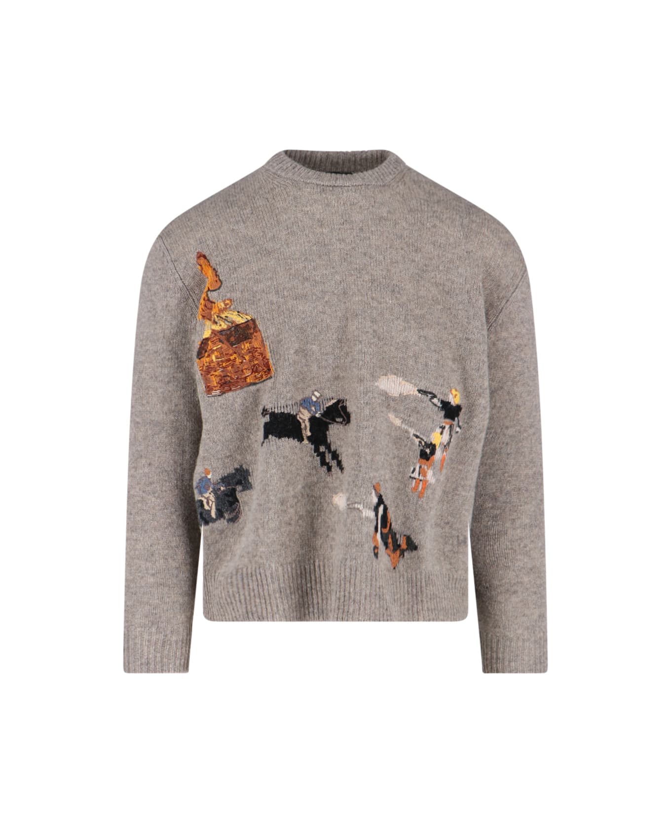 Enfants Riches Deprimes 'come Live With Me' Sweater - Gray