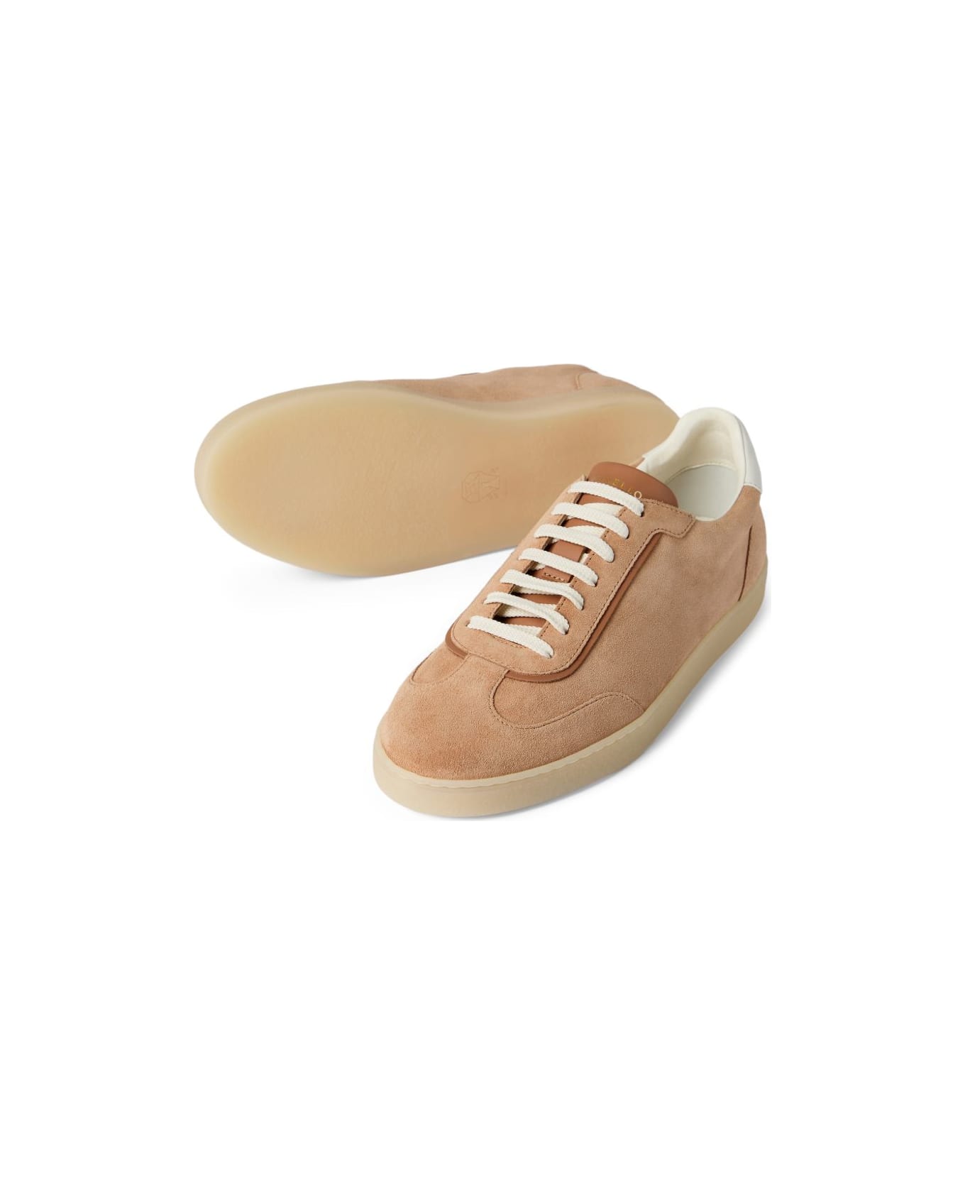 Brunello Cucinelli Leather Sneakers - Beige