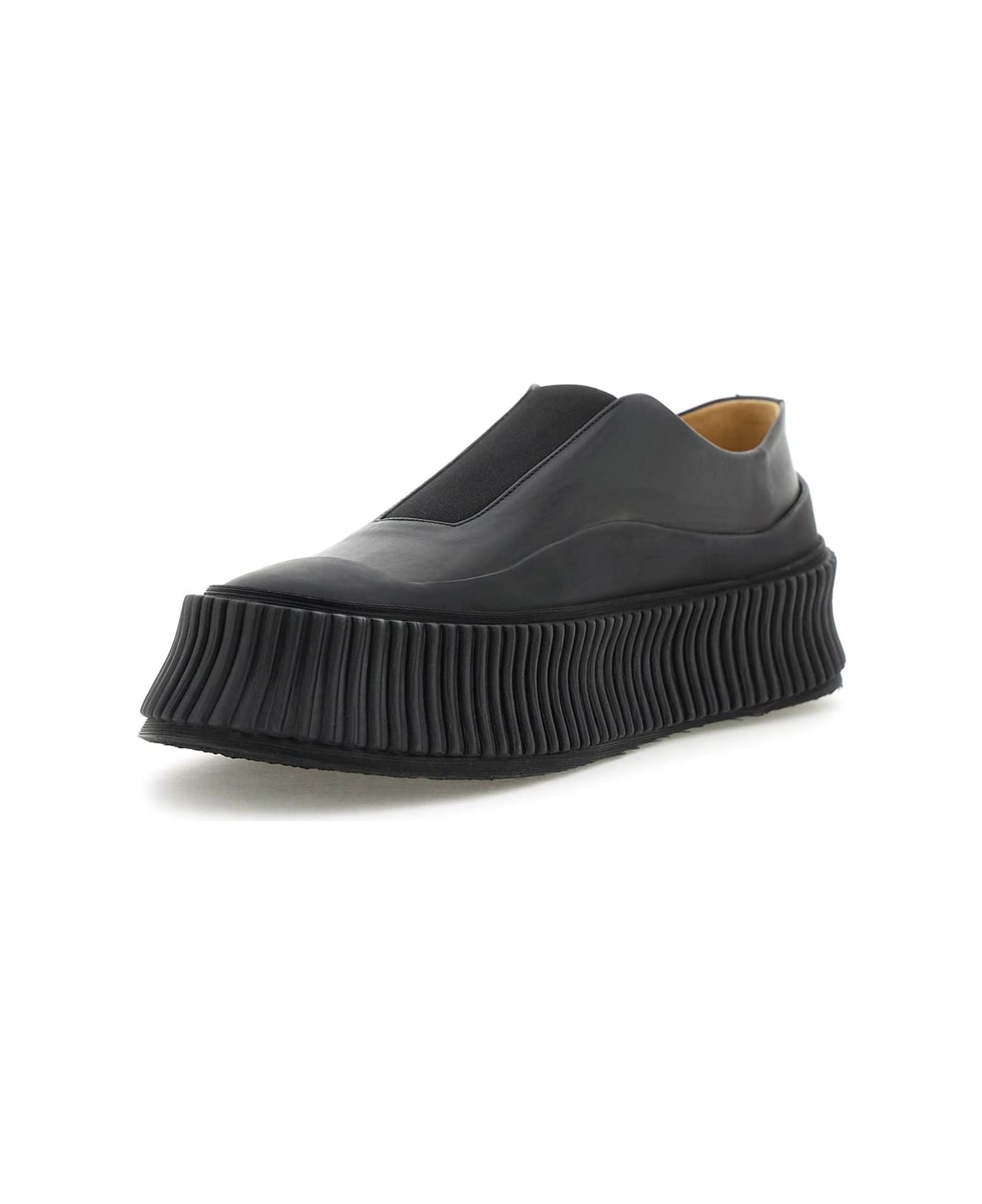 Jil Sander Leather Slip-on Sneakers | italist