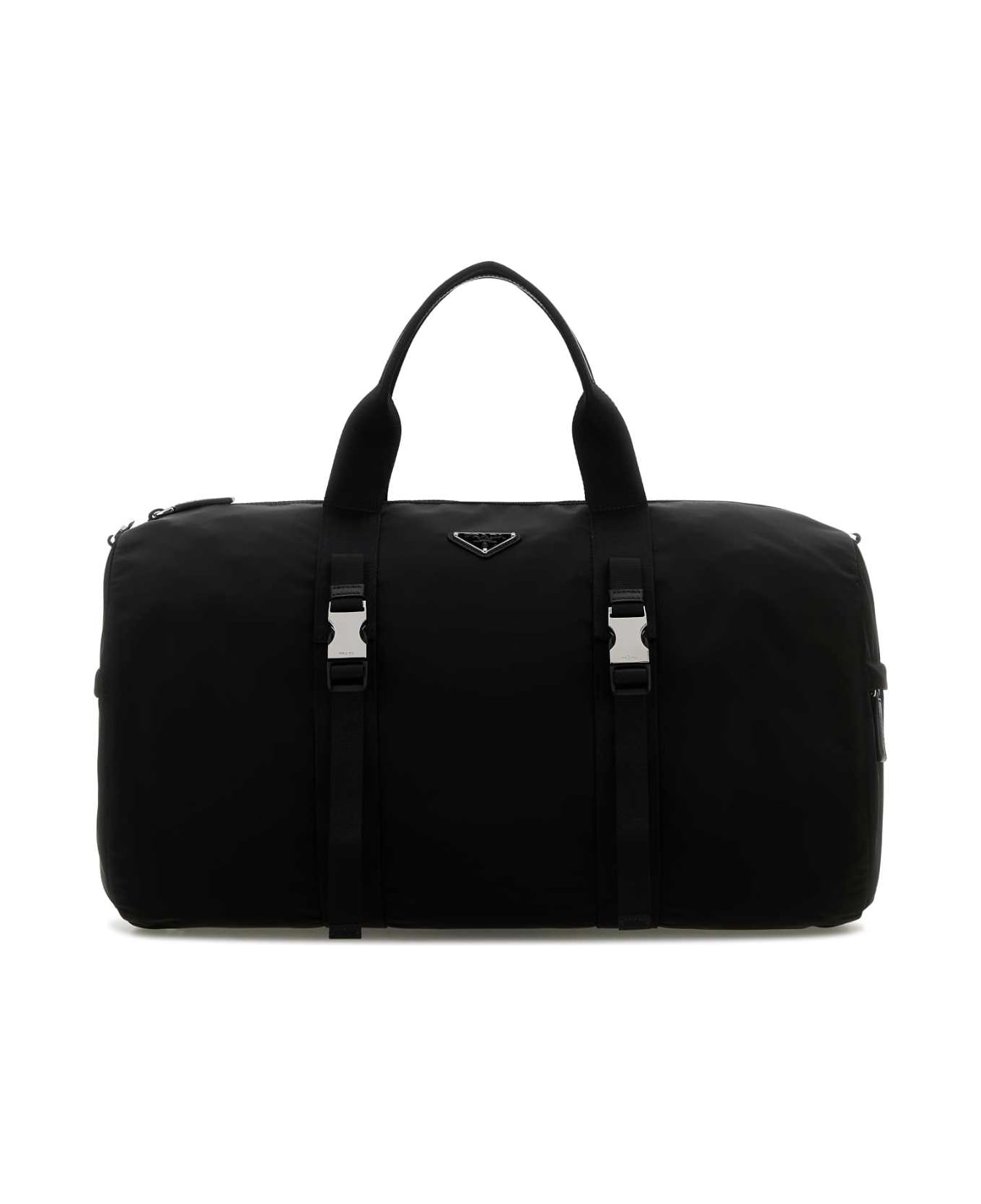Prada Black Nylon Travel Bag - NERO