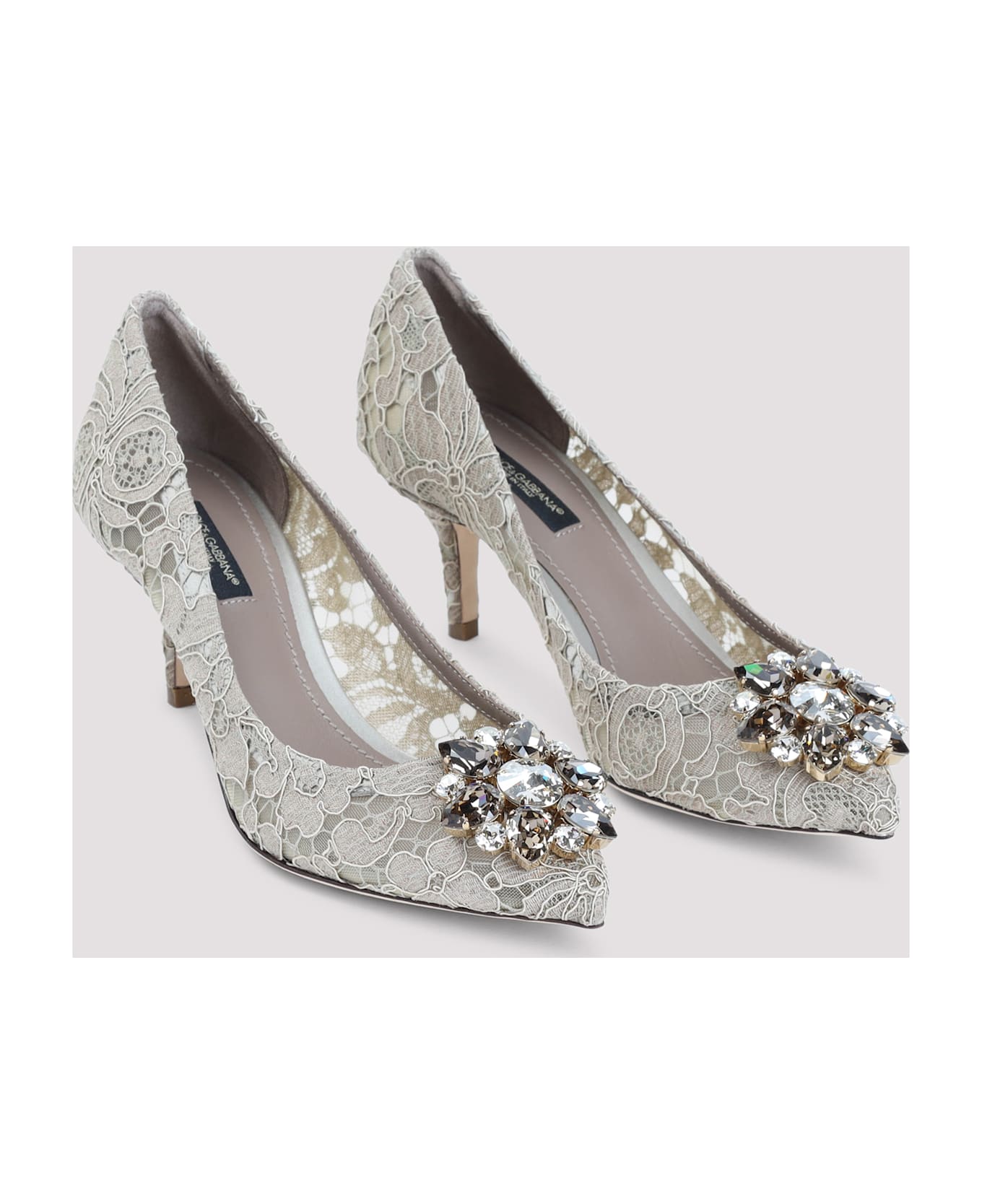 Dolce & Gabbana Lace Pumps - Sabbia