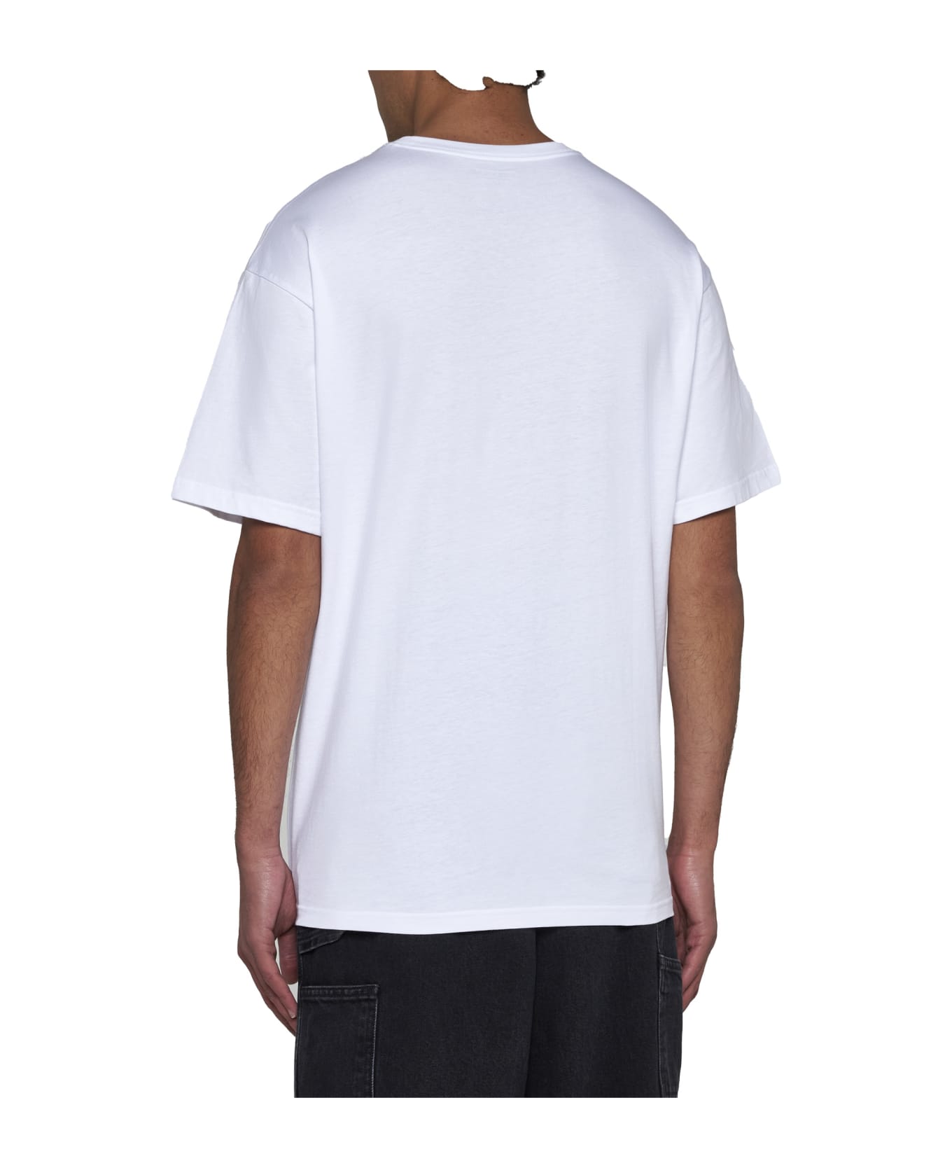 Carhartt Madison Logo Cotton T-shirt - White BLACK