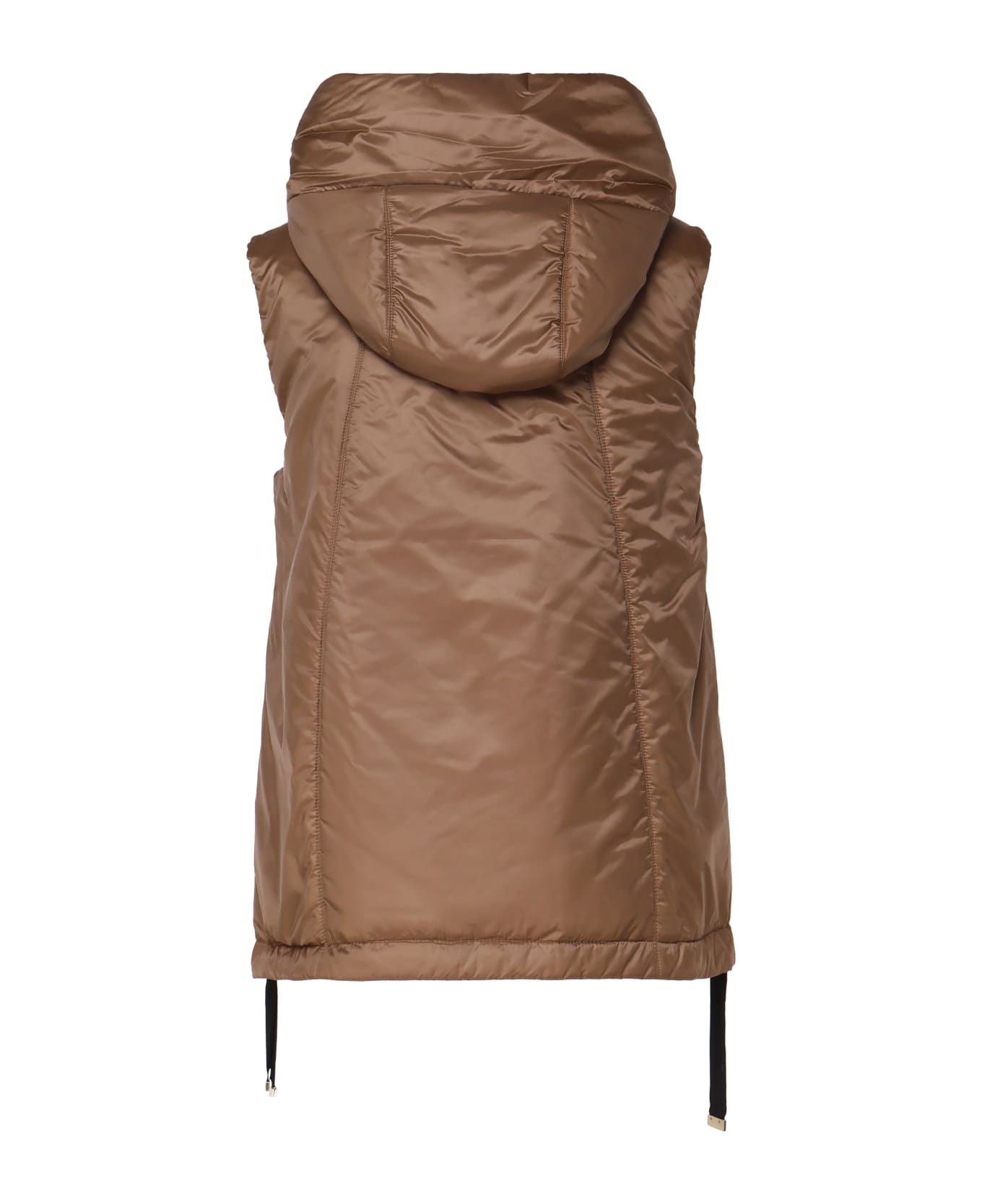 Max Mara The Cube Greengo Vest In Polyester - Beige