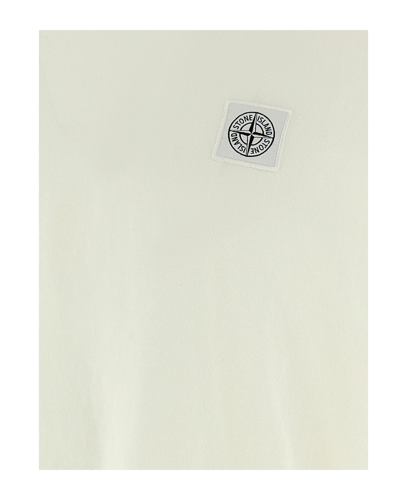 Stone Island Logo Patch T-shirt - Beige