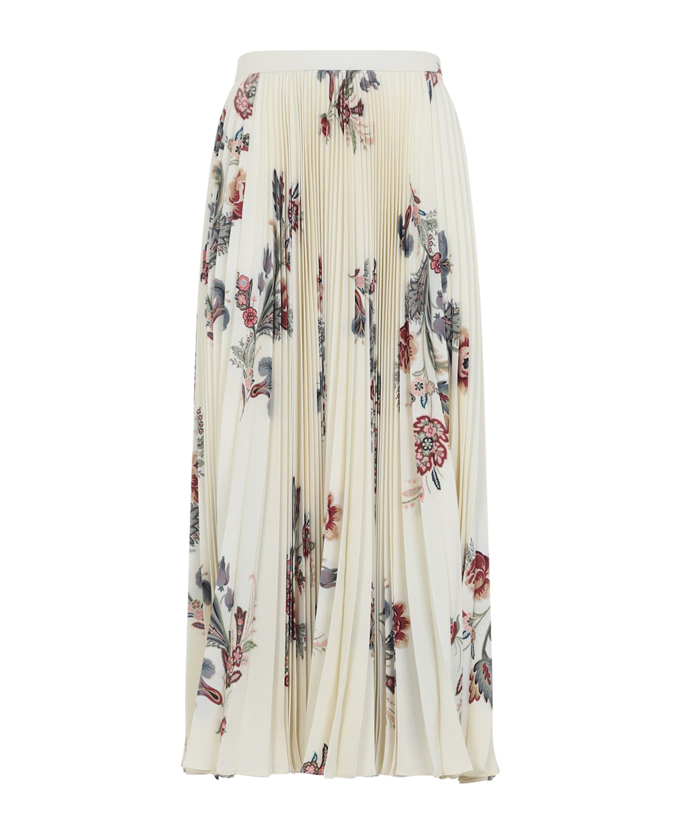 Etro Midi Skirt - Stampa F.do Bianco
