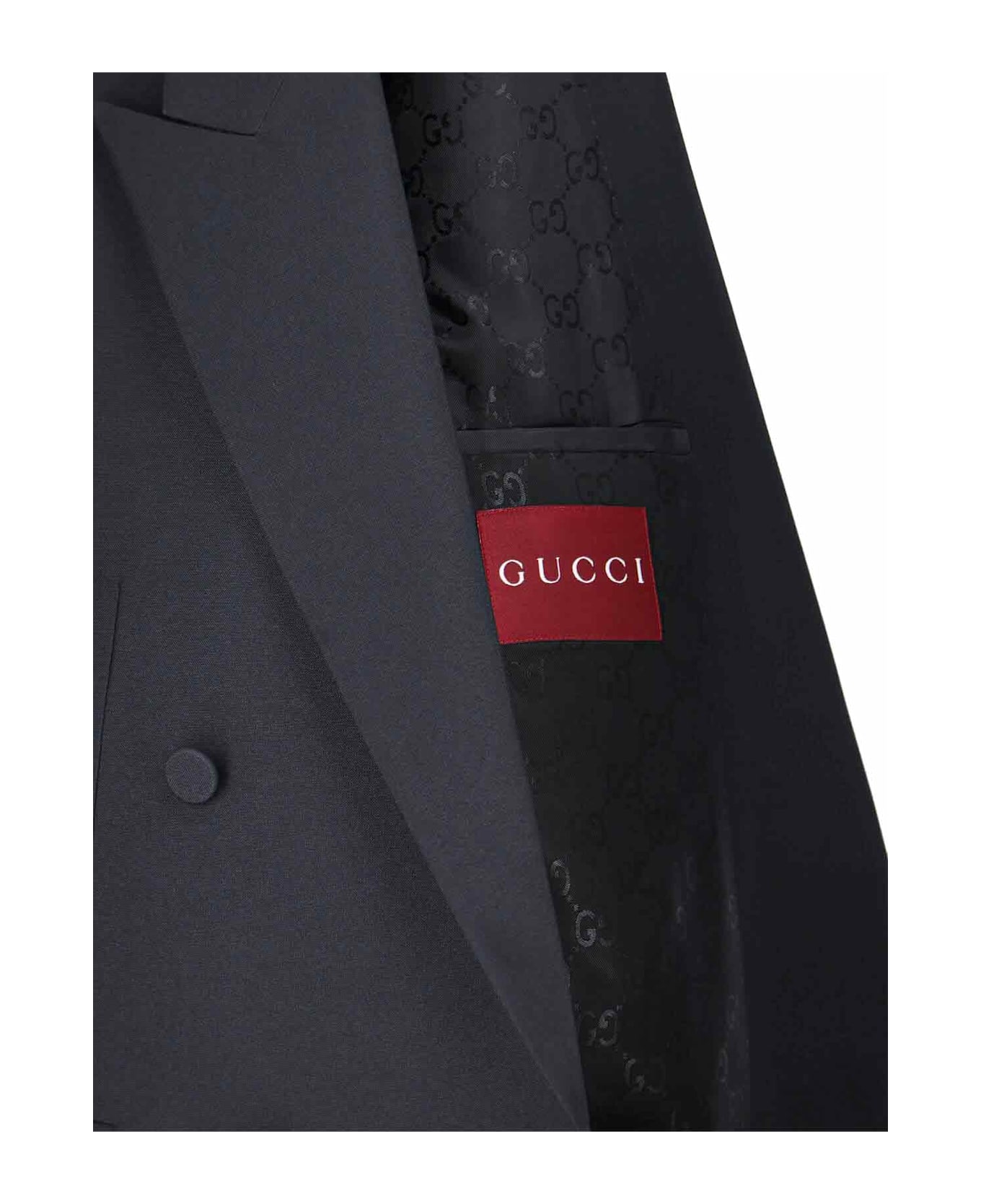 Gucci Double-breasted Blazer - Black  