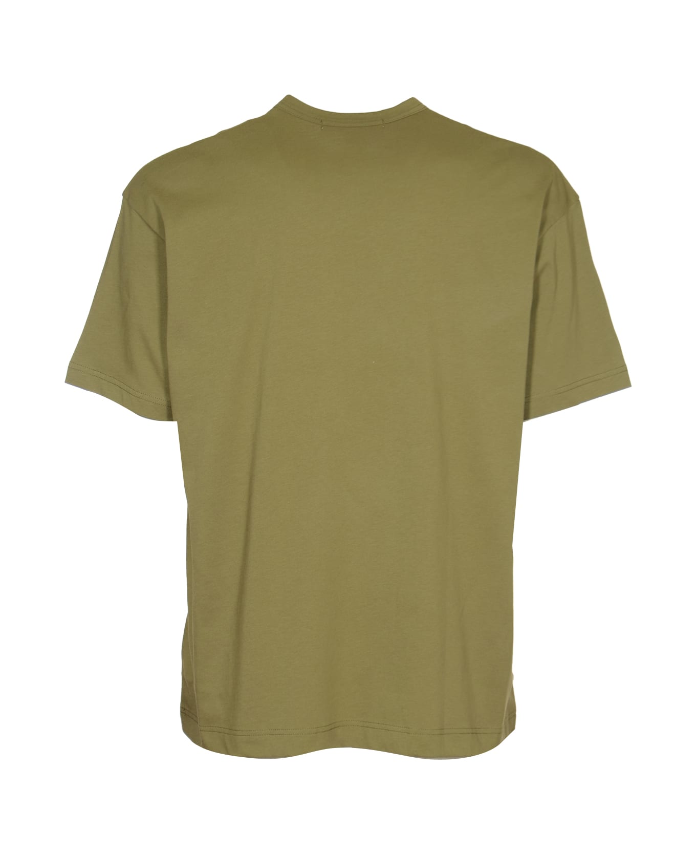 Comme des Garçons Regular Plain Logo T-shirt - Khaki