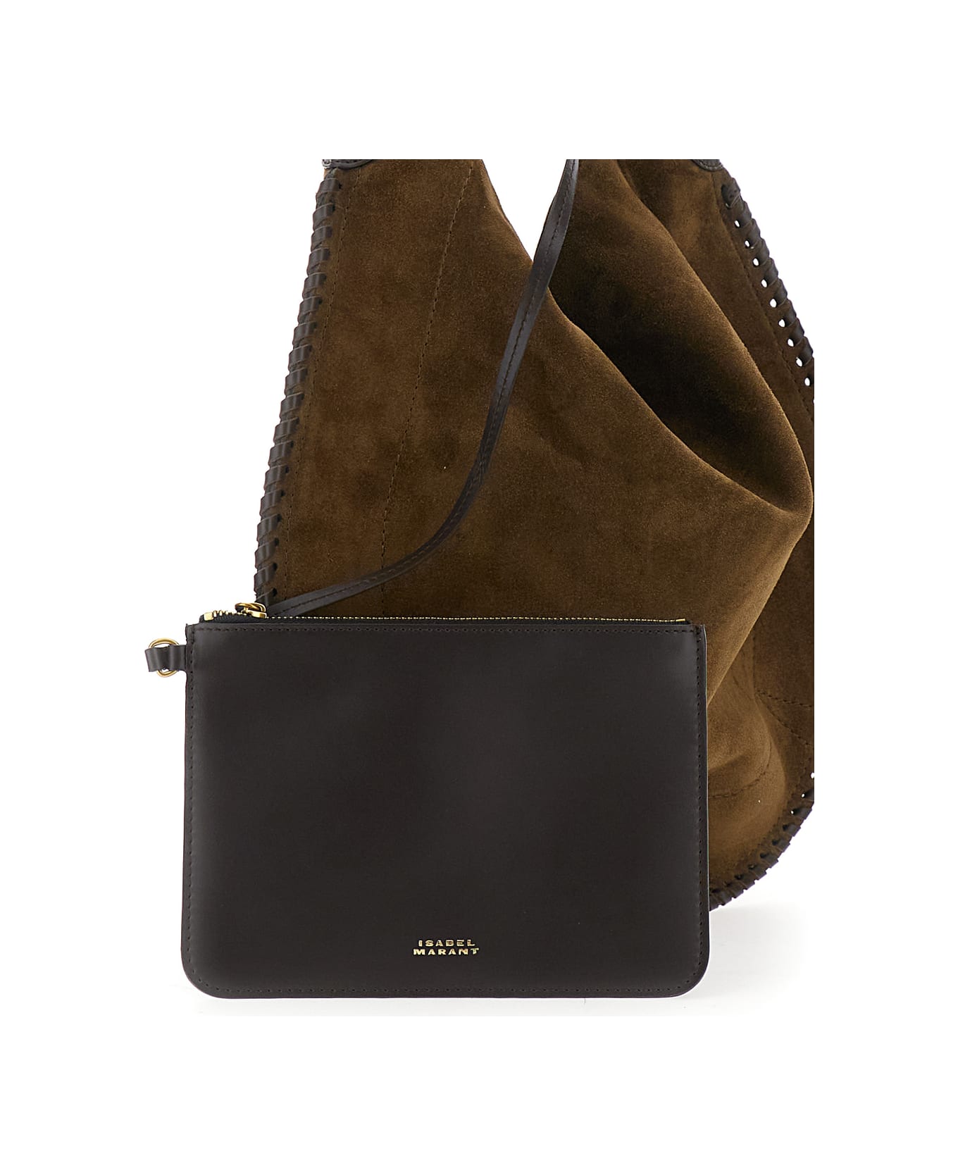Isabel Marant Oskan Hobo Soft-gz - Brown